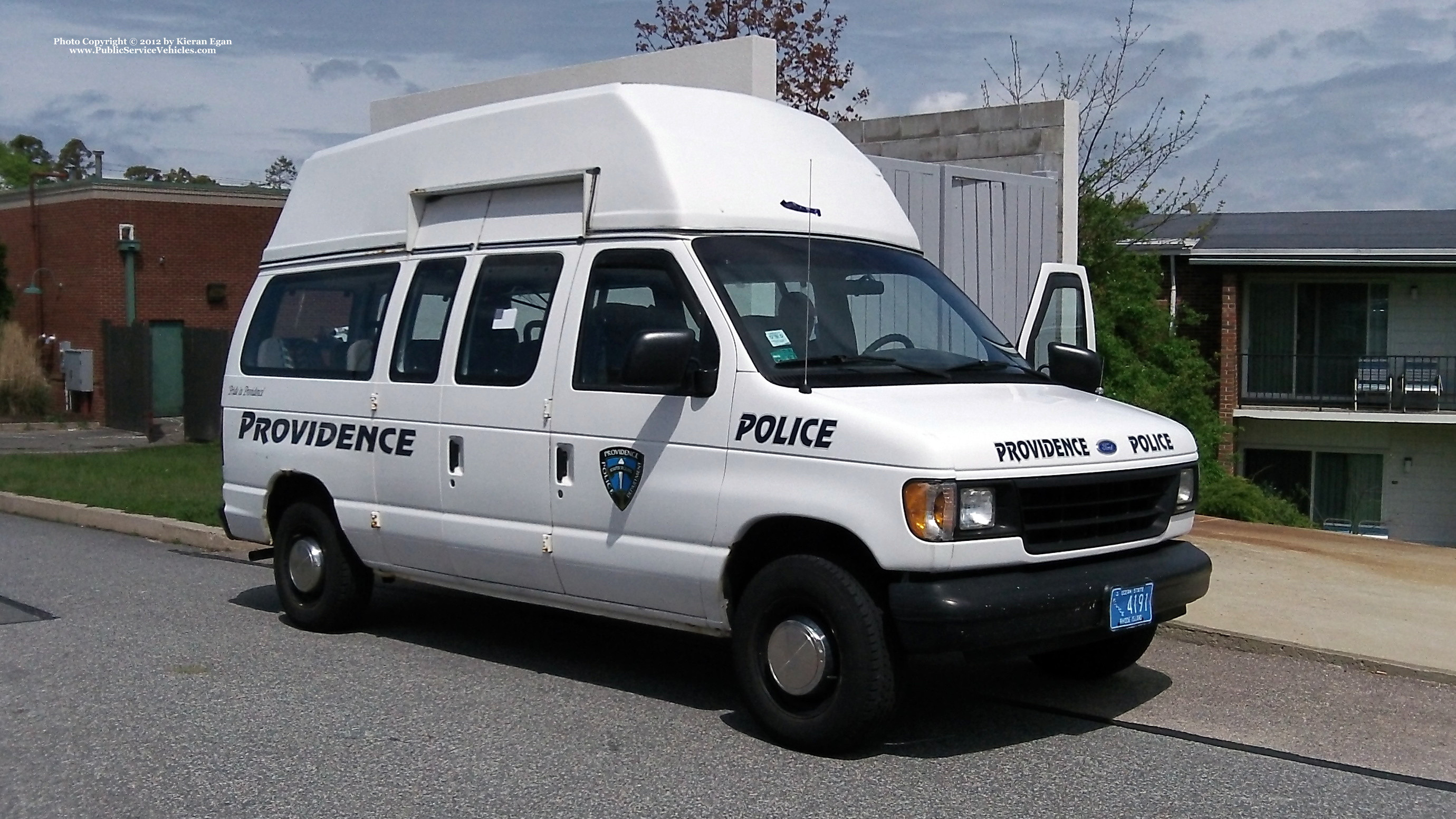 A photo  of Providence Police
            Van 4191, a 1996-2006 Ford Econoline             taken by Kieran Egan