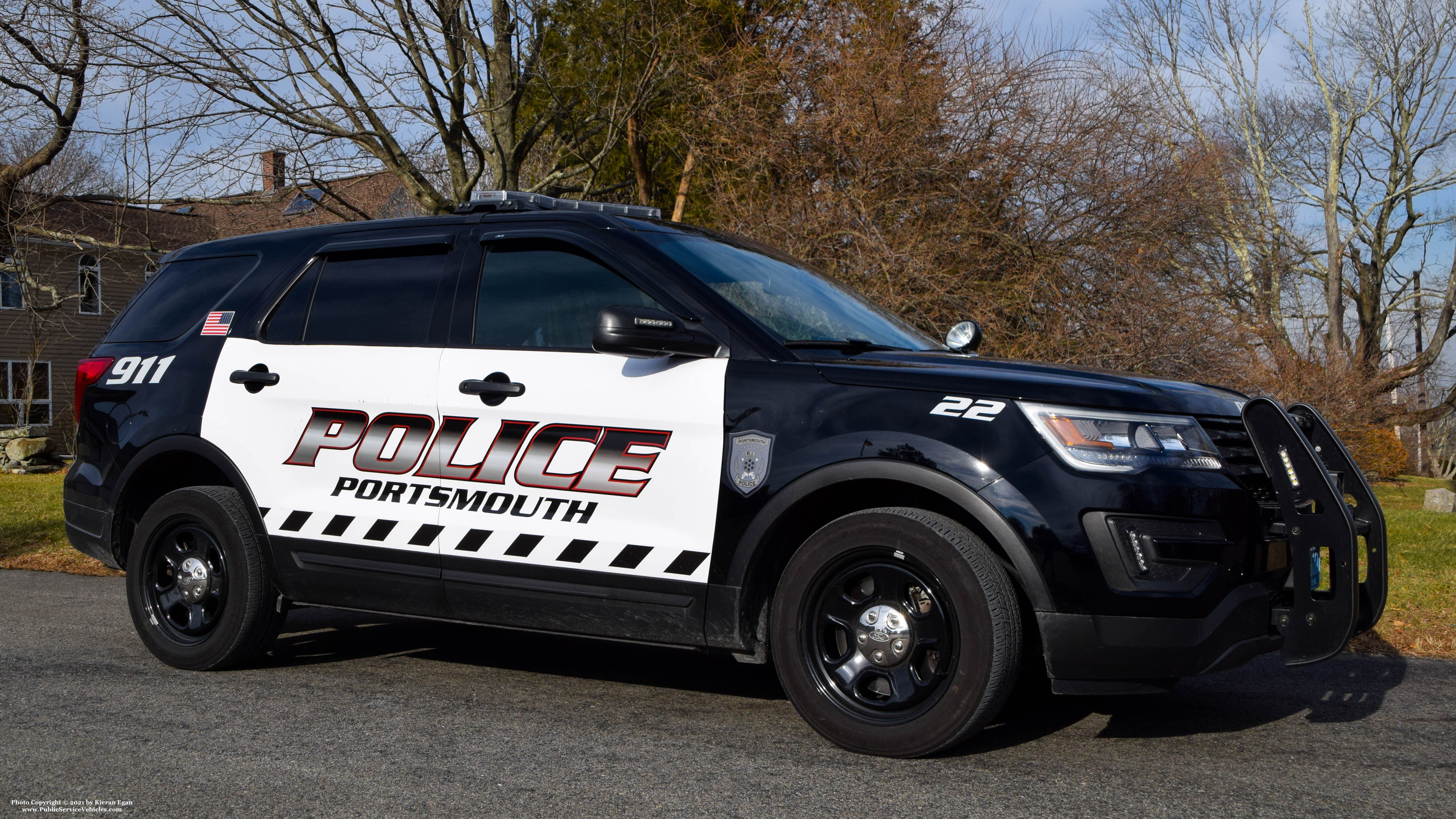 A photo  of Portsmouth Police
            Car 22, a 2019 Ford Police Interceptor Utility             taken by Kieran Egan