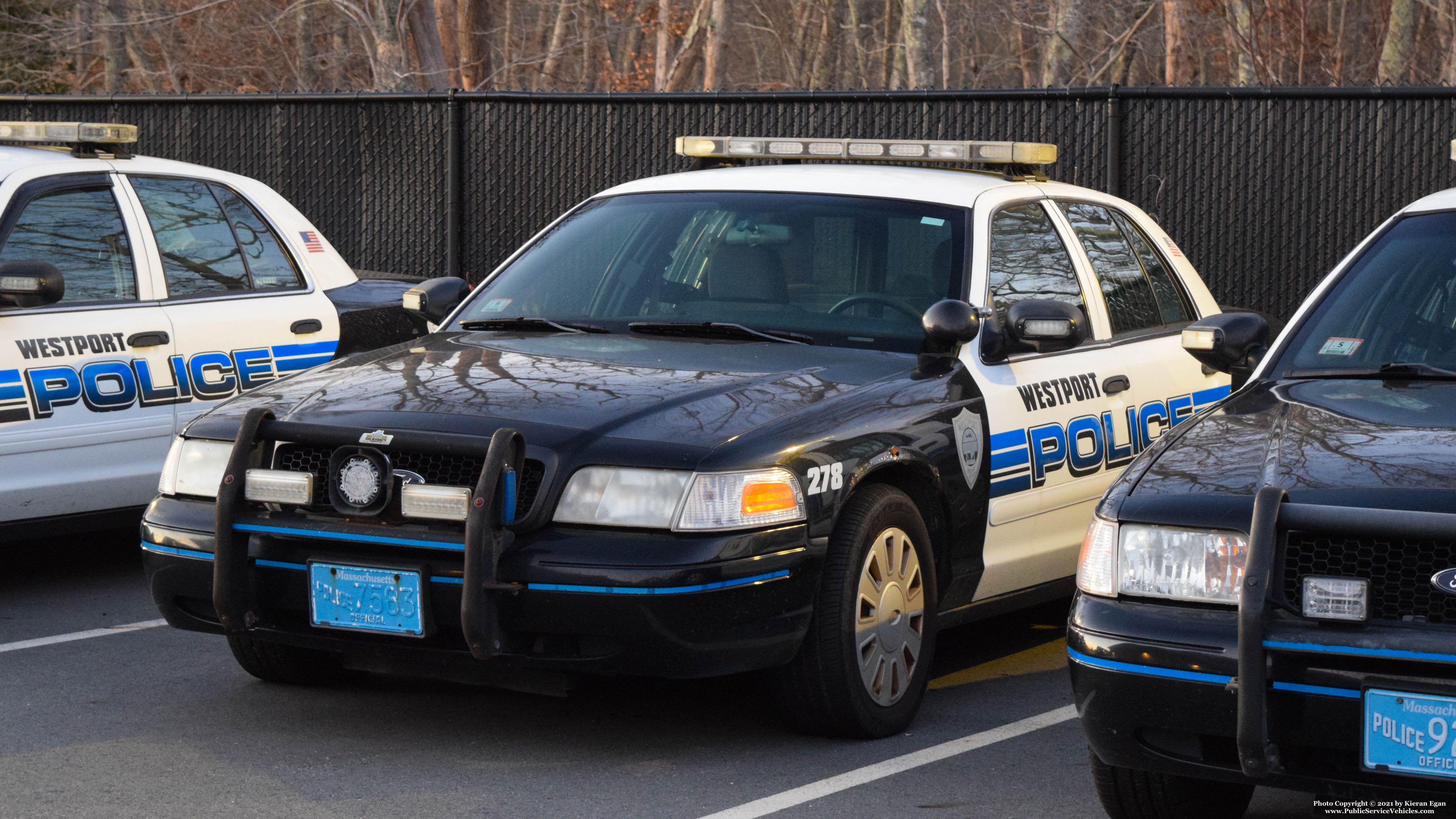 A photo  of Westport Police
            Cruiser 278, a 2008 Ford Crown Victoria Police Interceptor             taken by Kieran Egan