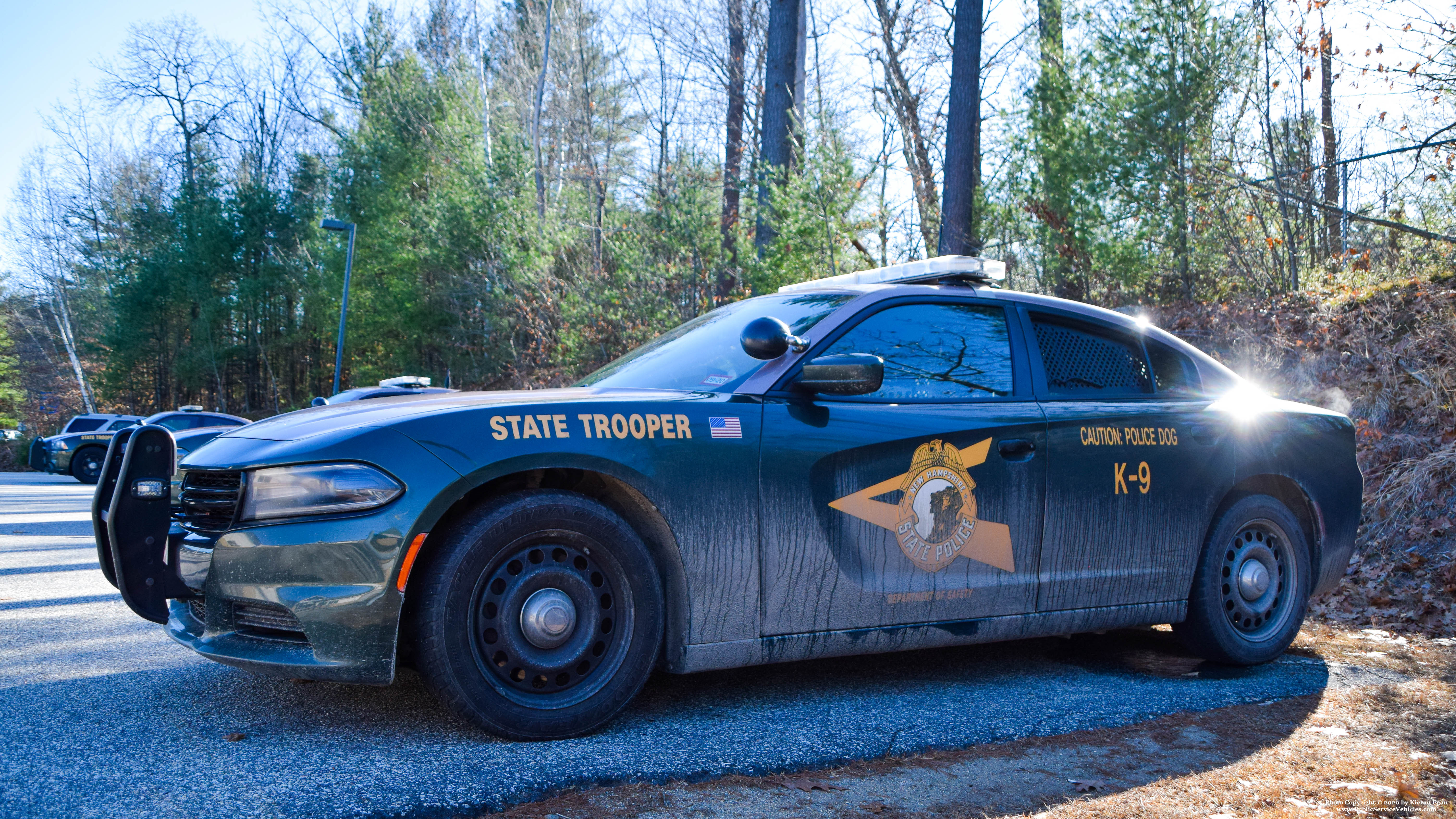 A photo  of New Hampshire State Police
            Cruiser 436, a 2015-2019 Dodge Charger             taken by Kieran Egan