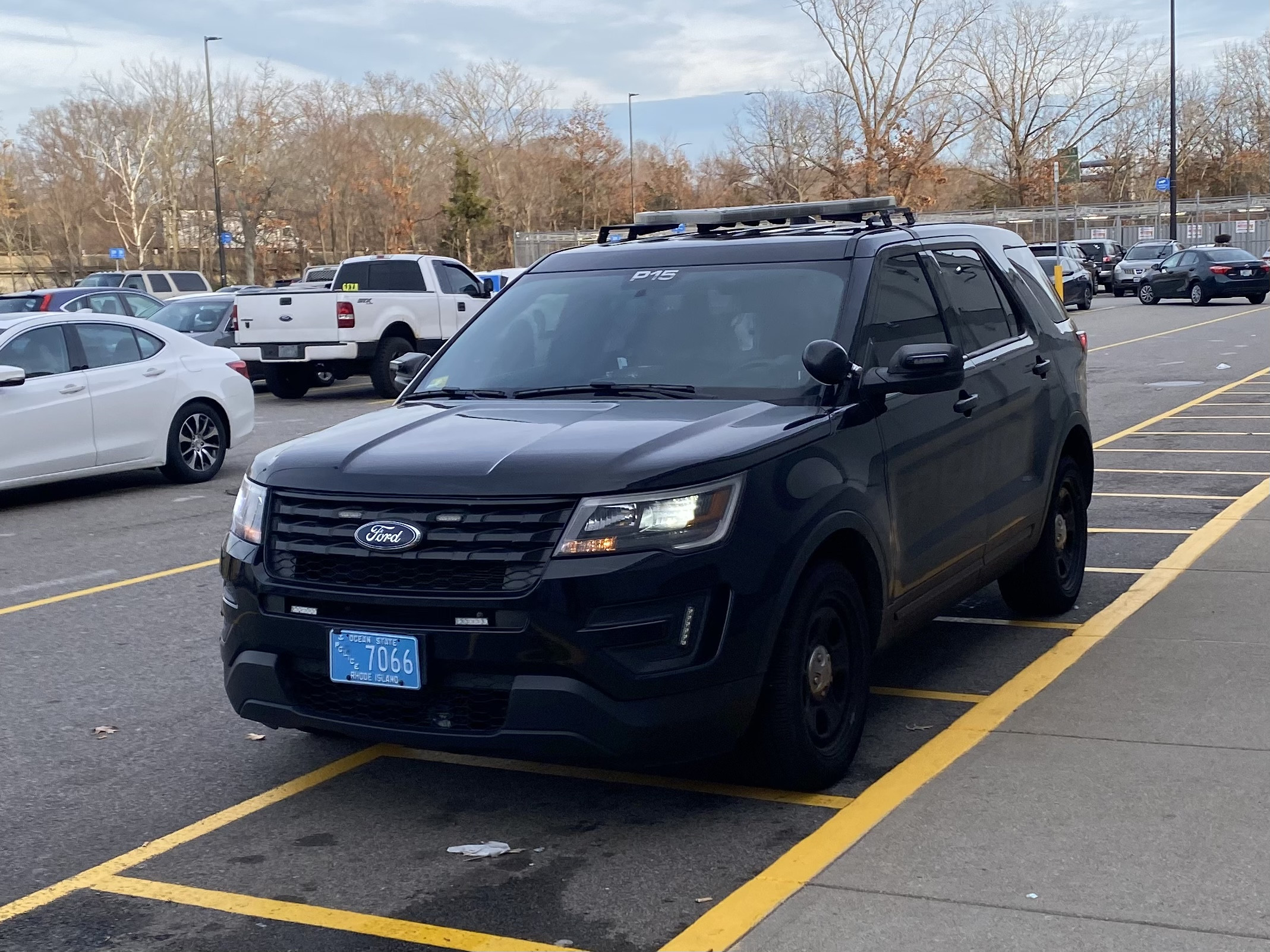 A photo  of Warwick Police
            Cruiser P-15, a 2019 Ford Police Interceptor Utility             taken by @riemergencyvehicles