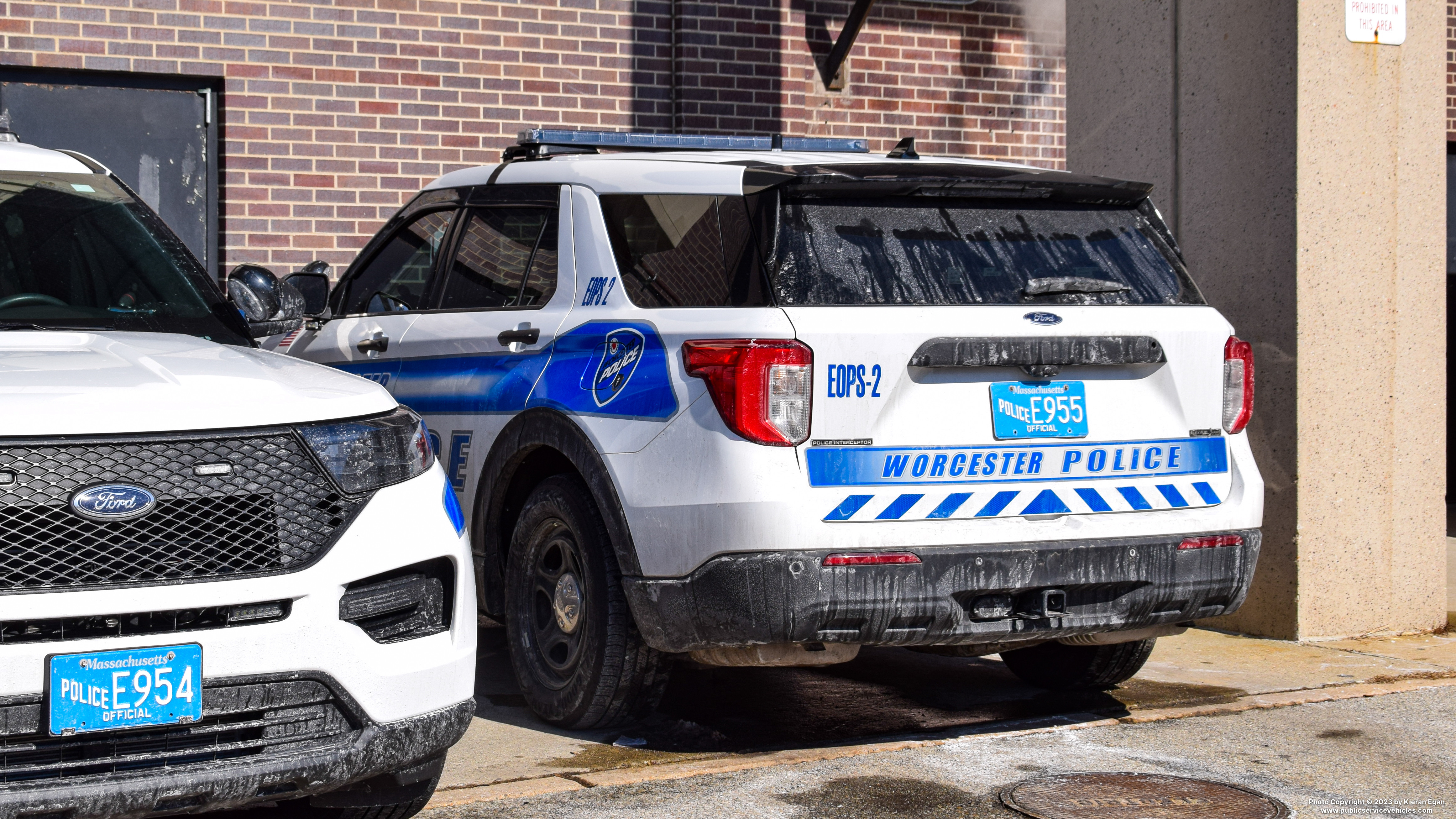 A photo  of Worcester Police
            EOPS-2, a 2020 Ford Police Interceptor Utility             taken by Kieran Egan