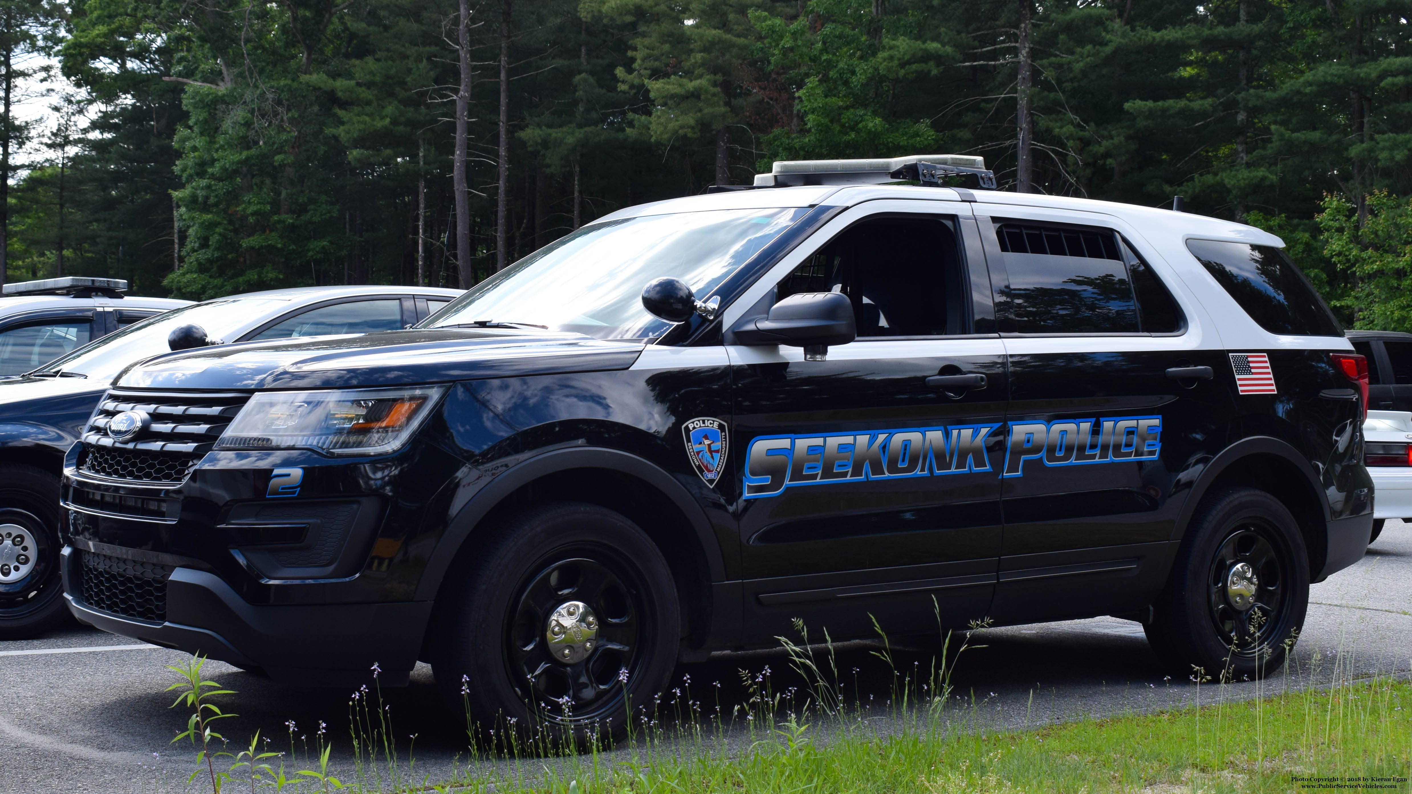 A photo  of Seekonk Police
            Car 2, a 2017 Ford Police Interceptor Utility             taken by Kieran Egan