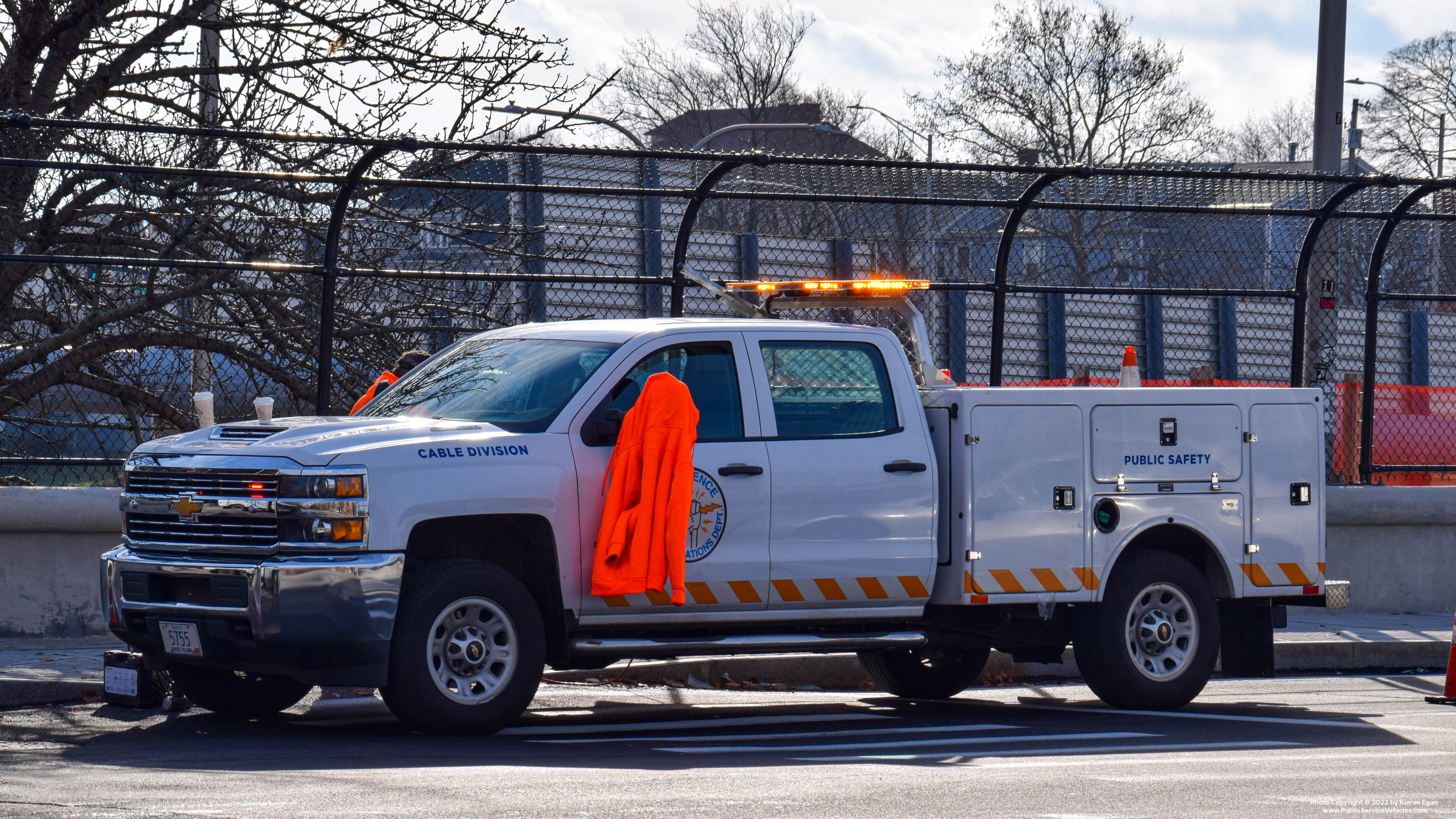 A photo  of Providence Communications
            Truck 5755, a 2014-2018 Chevrolet Silverado Crew Cab             taken by Kieran Egan