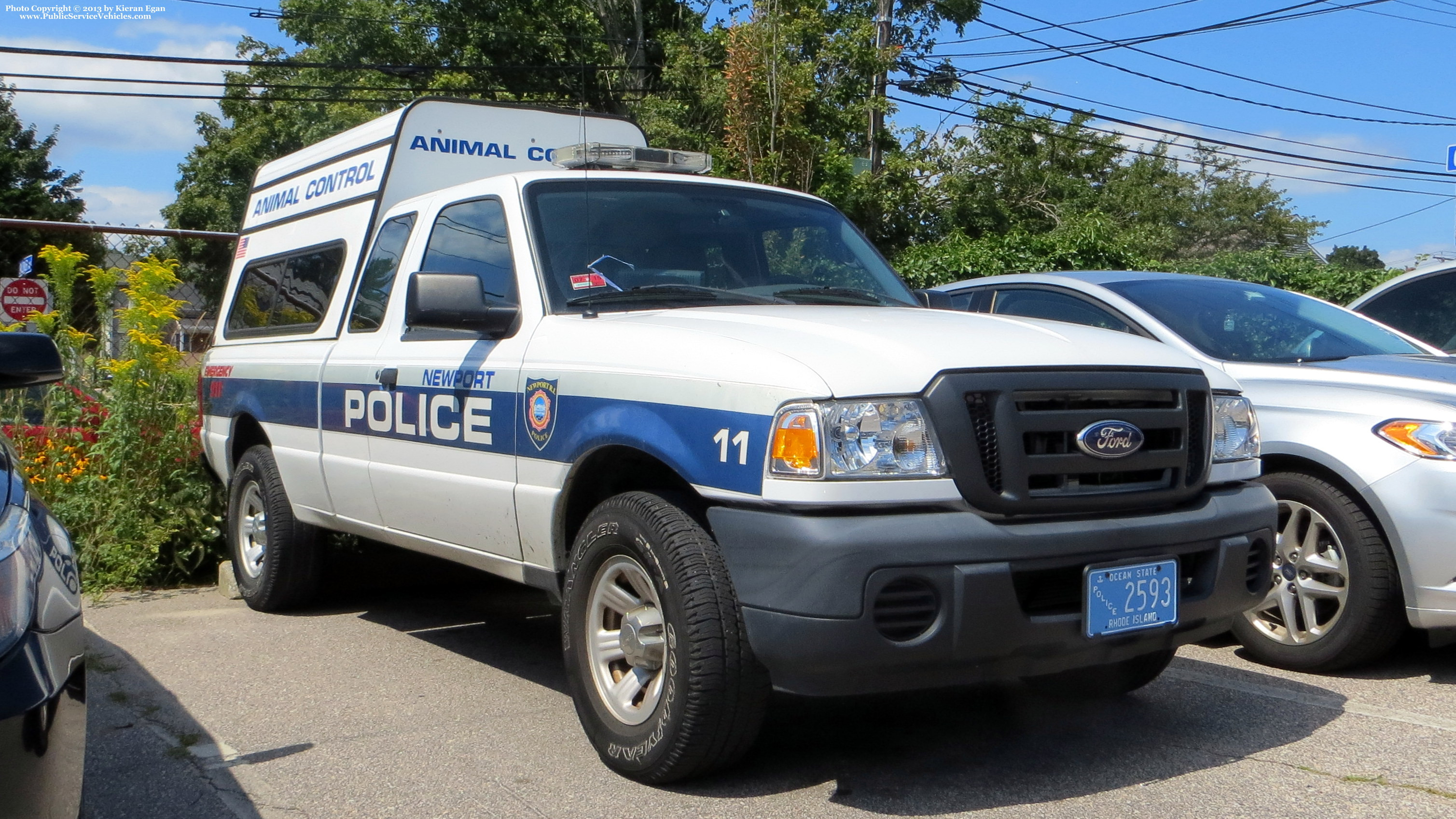 A photo  of Newport Police
            Wagon 11, a 2010 Ford Ranger             taken by Kieran Egan