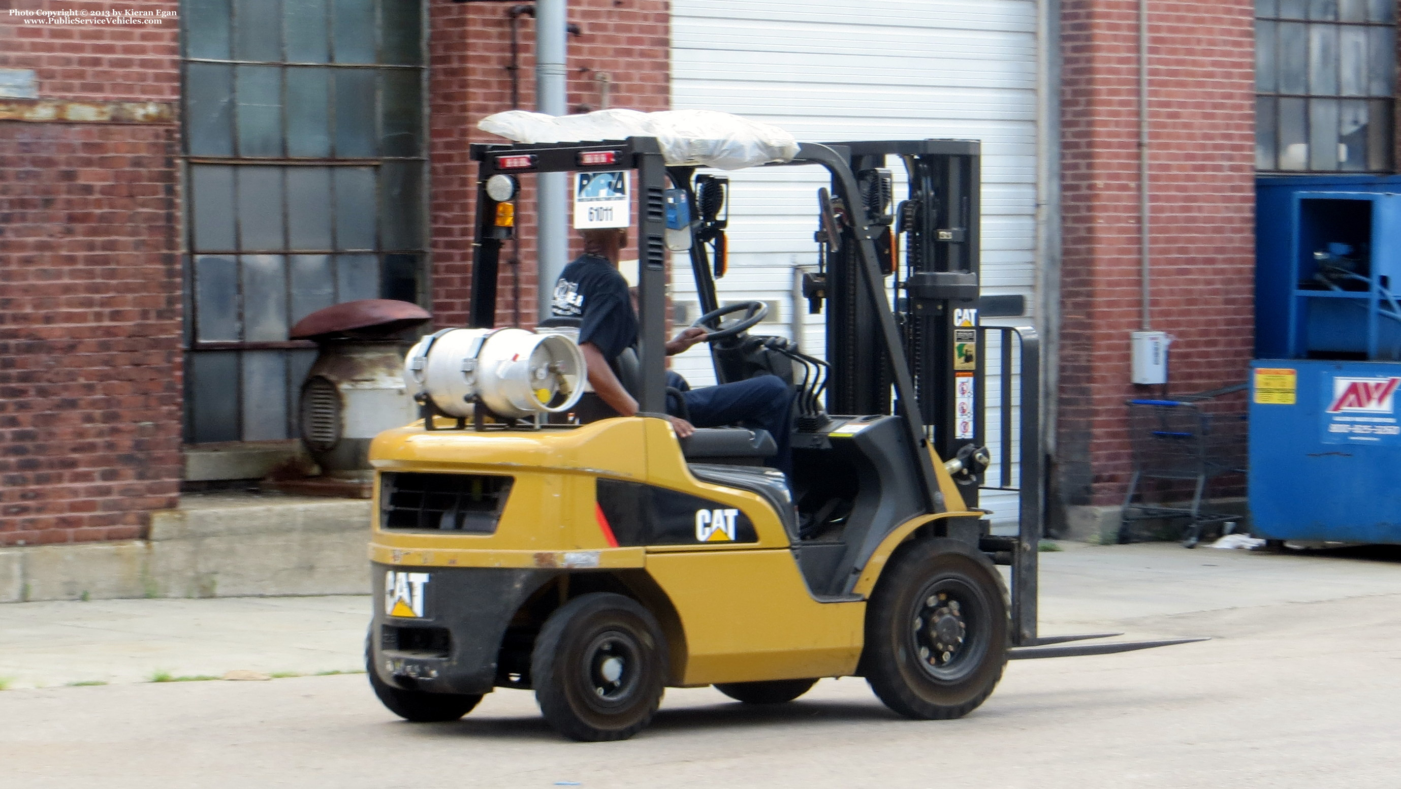 A photo  of Rhode Island Public Transit Authority
            Forklift 61011, a 2010 Caterpillar Forklift             taken by Kieran Egan