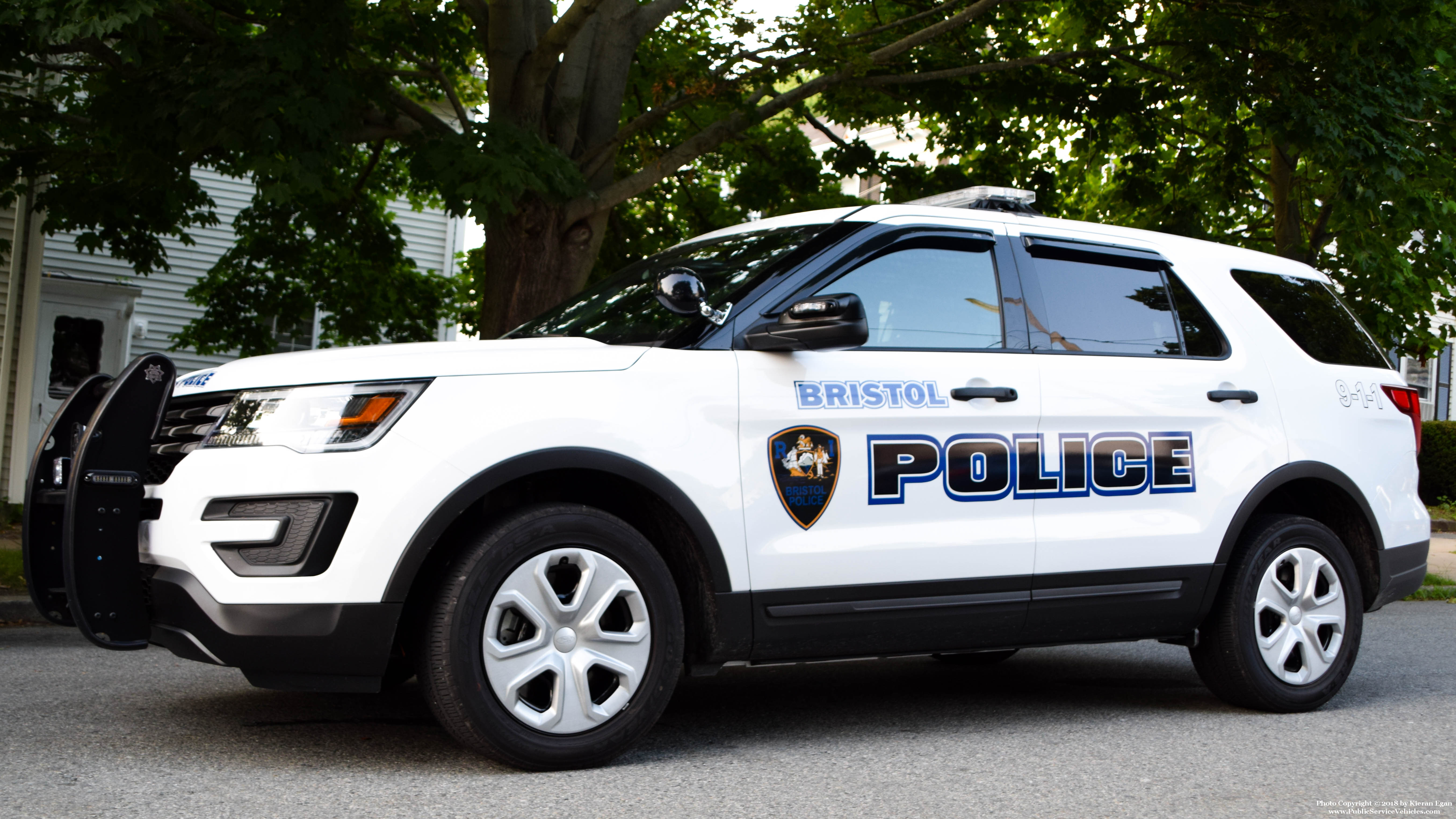 A photo  of Bristol Police
            Patrol Cruiser 145, a 2019 Ford Police Interceptor Utility             taken by Kieran Egan