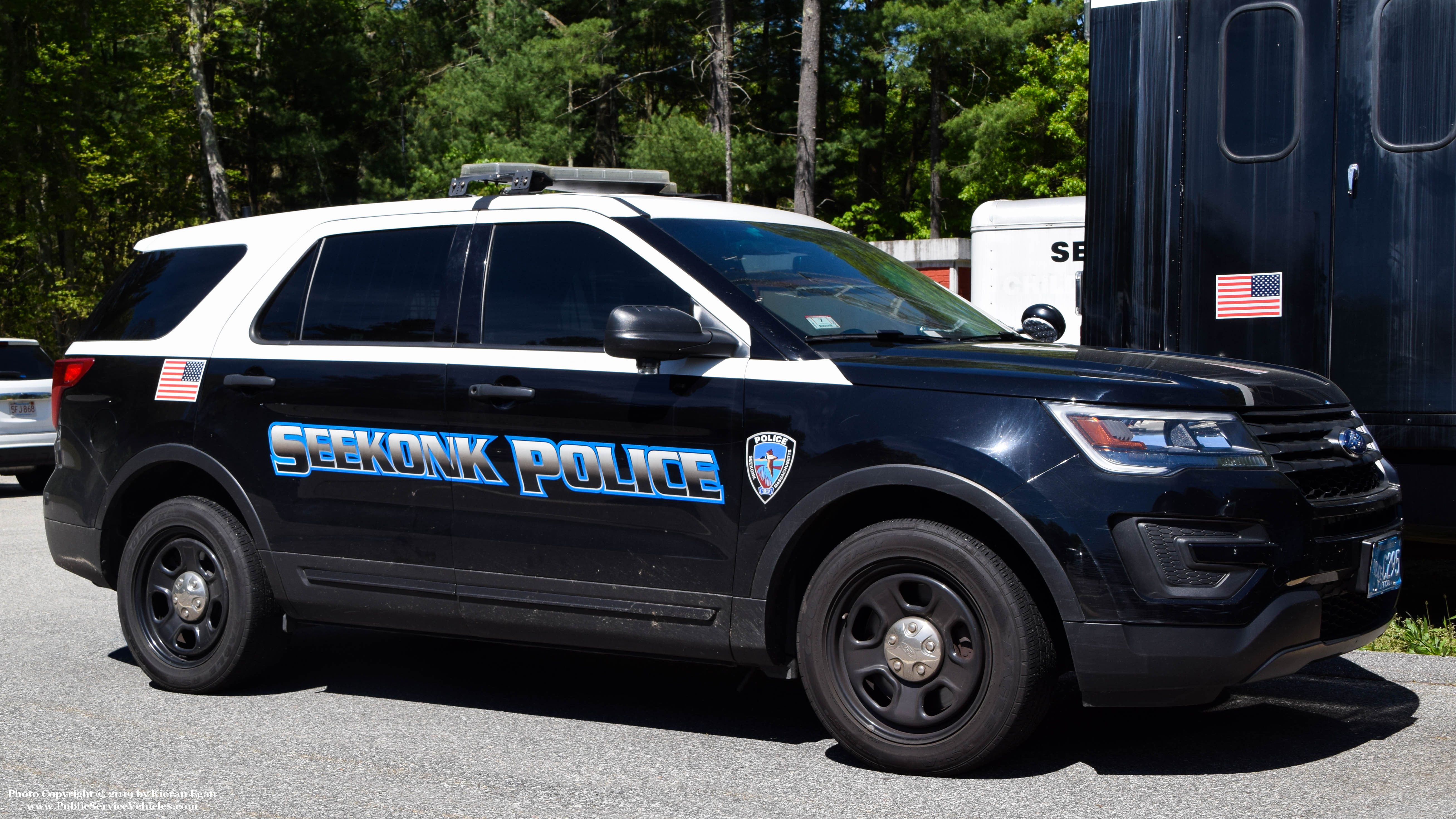 A photo  of Seekonk Police
            Car 2, a 2017 Ford Police Interceptor Utility             taken by Kieran Egan