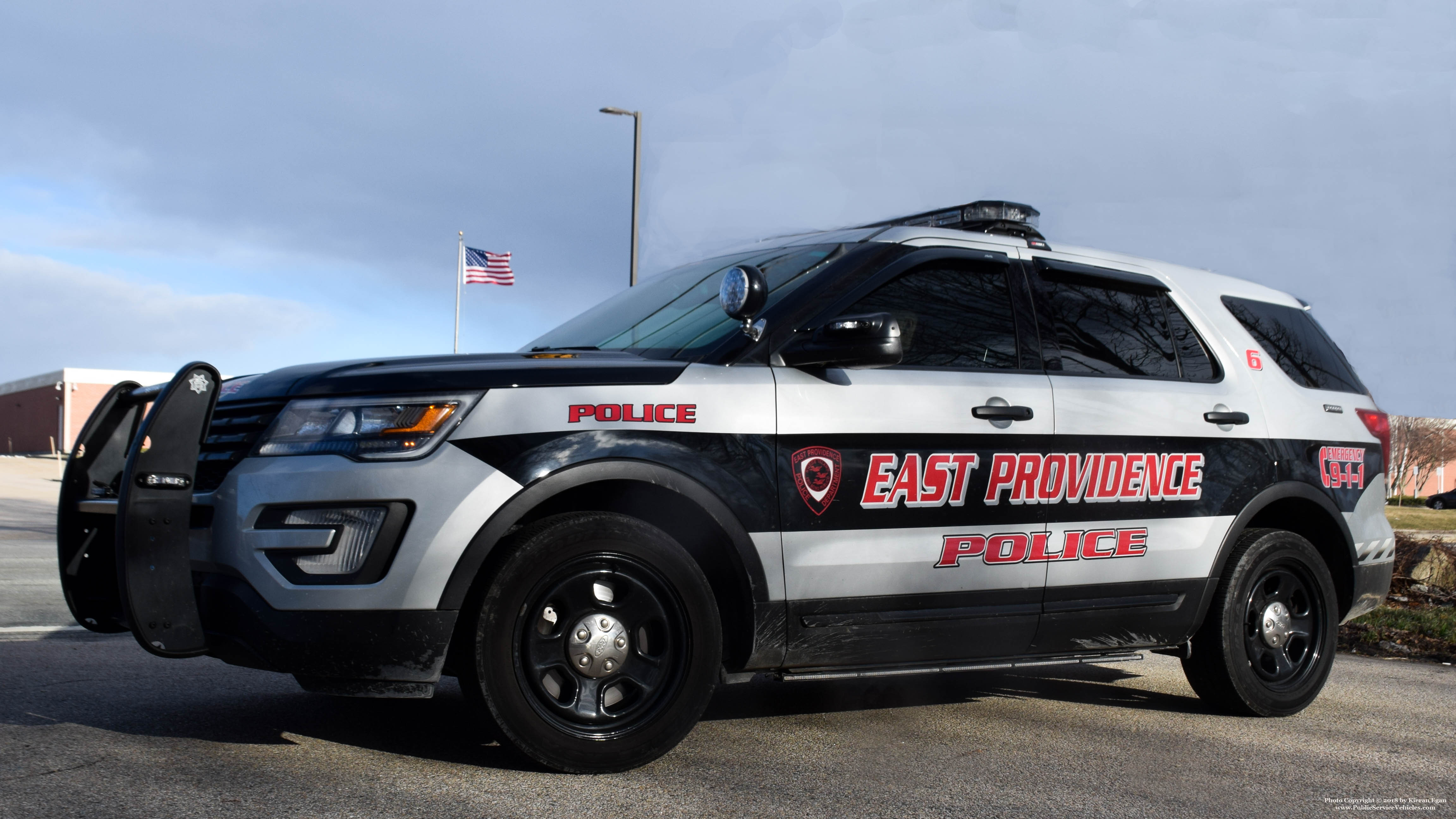 A photo  of East Providence Police
            Car 6, a 2017 Ford Police Interceptor Utility             taken by Kieran Egan