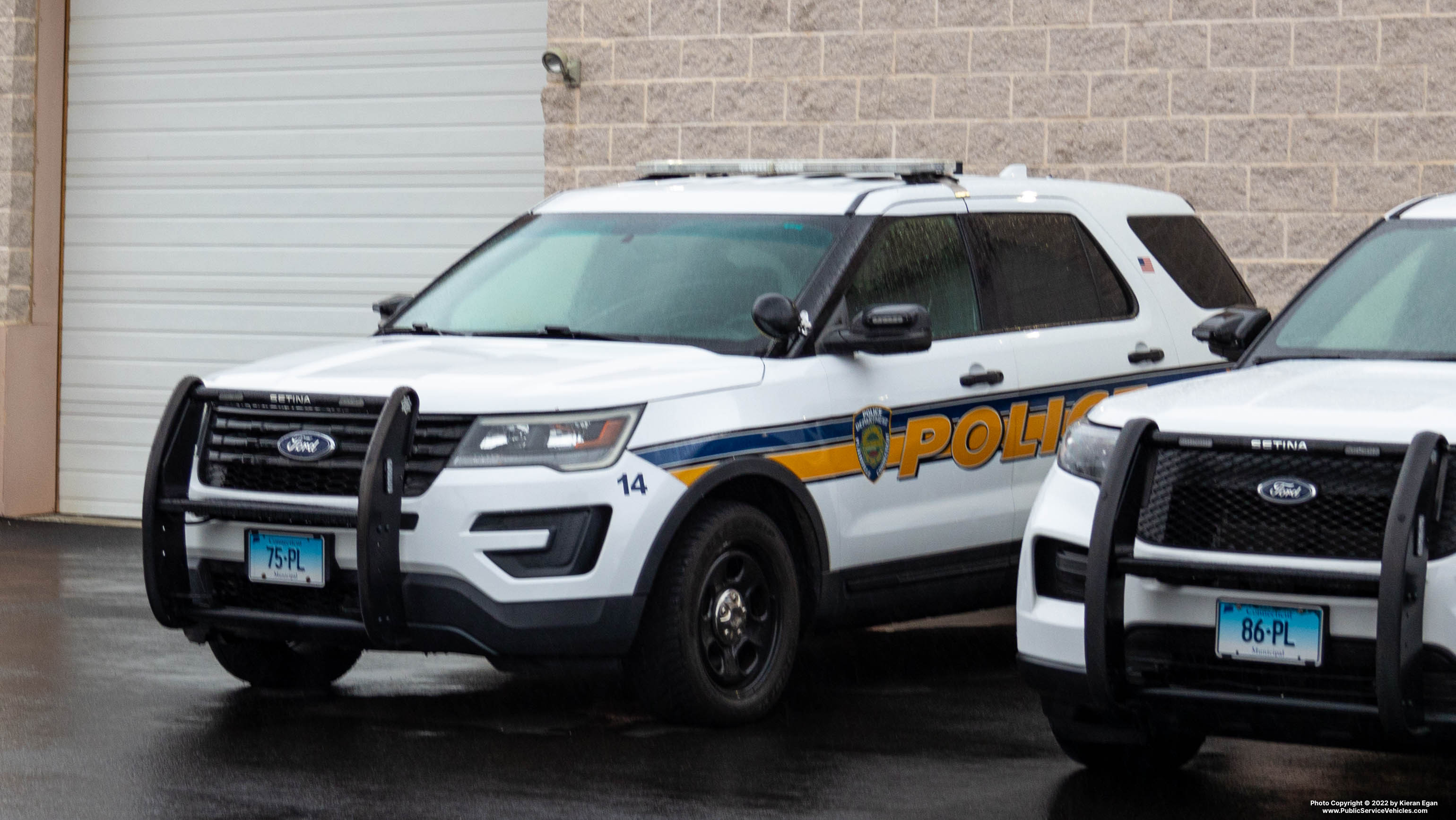 A photo  of Plainville CT Police
            Cruiser 14, a 2016-2019 Ford Police Interceptor Utility             taken by Kieran Egan