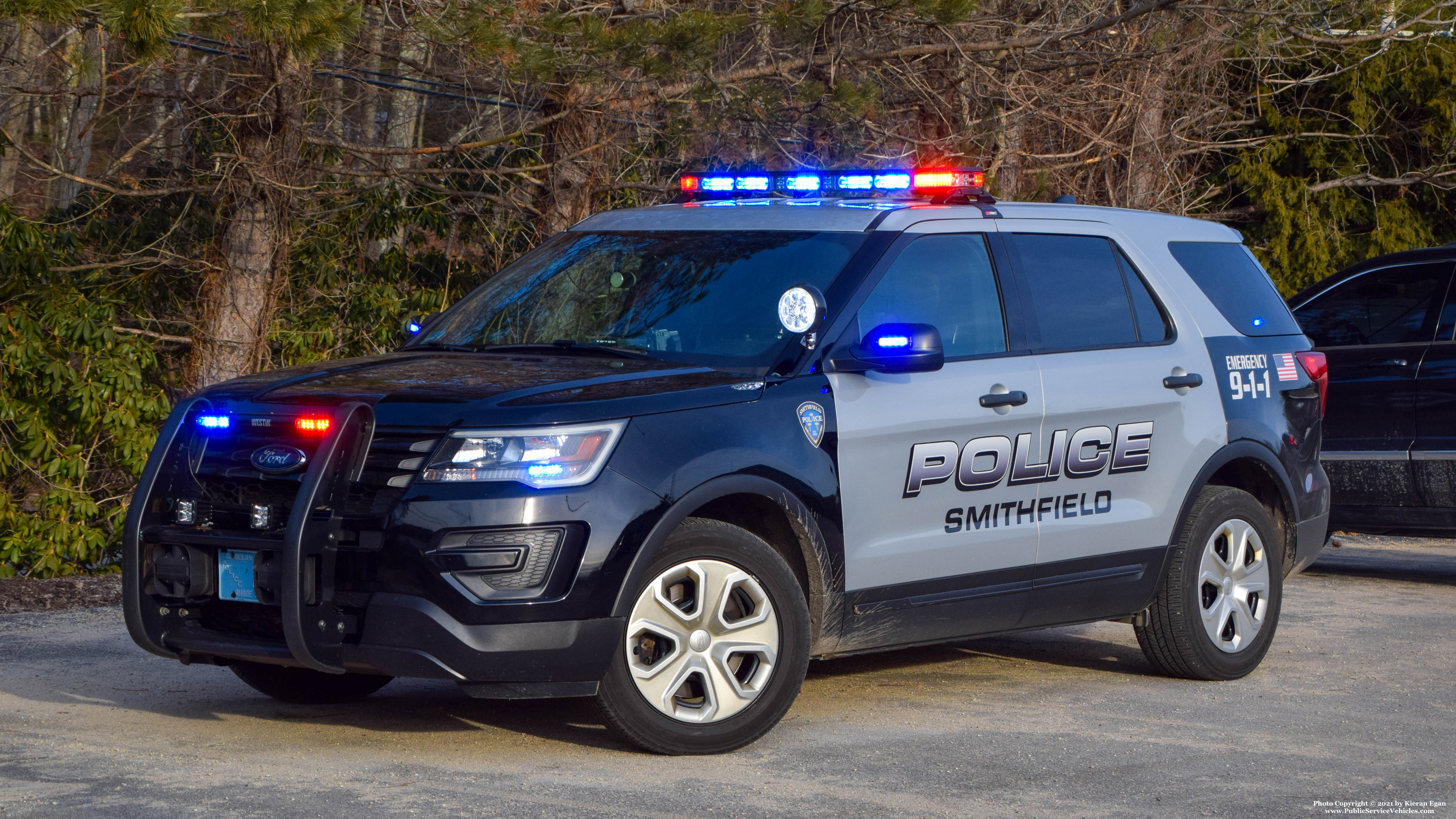 A photo  of Smithfield Police
            Cruiser 210, a 2017 Ford Police Interceptor Utility             taken by Kieran Egan