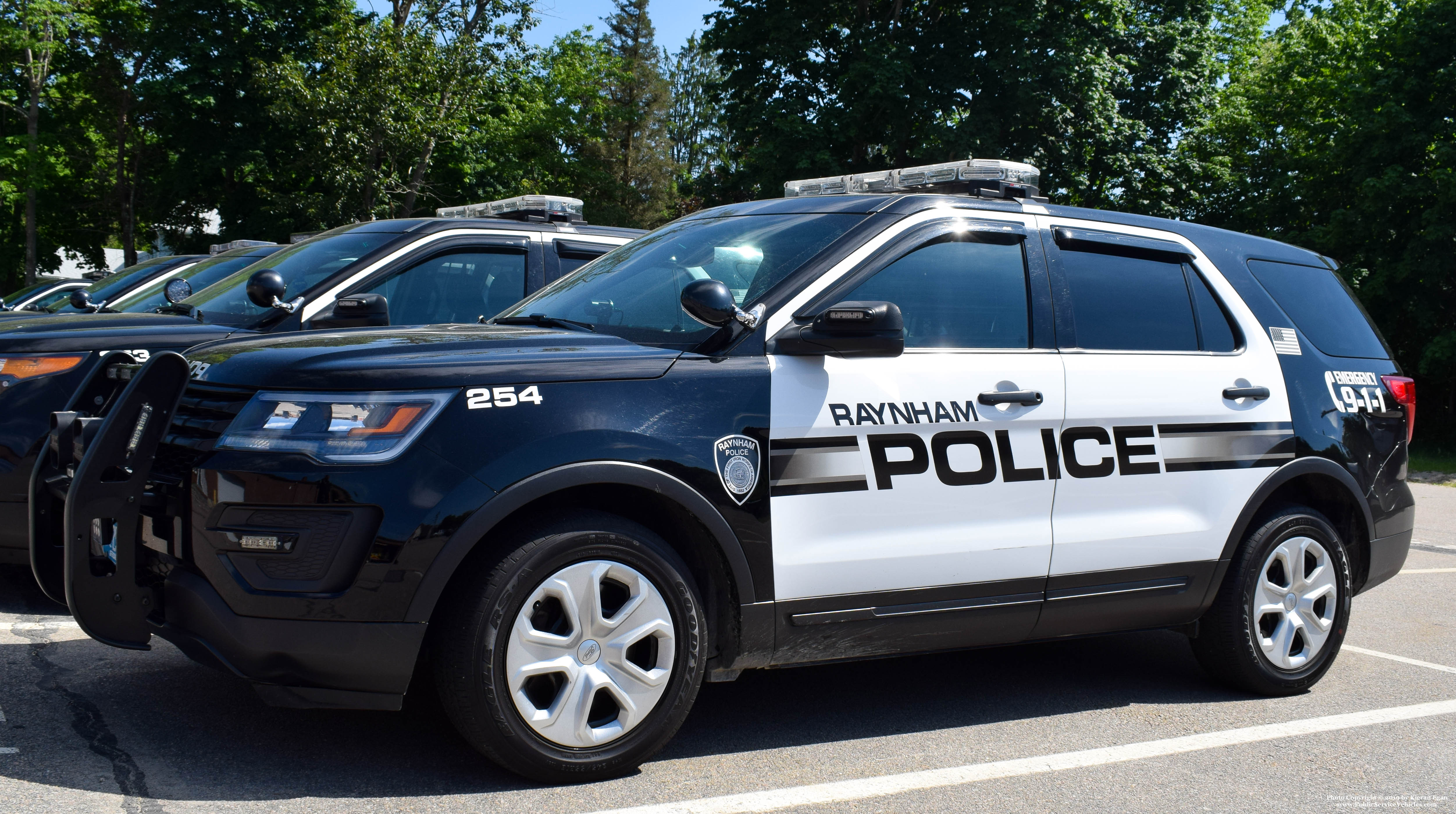 A photo  of Raynham Police
            Cruiser 254, a 2016-2019 Ford Police Interceptor Utility             taken by Kieran Egan