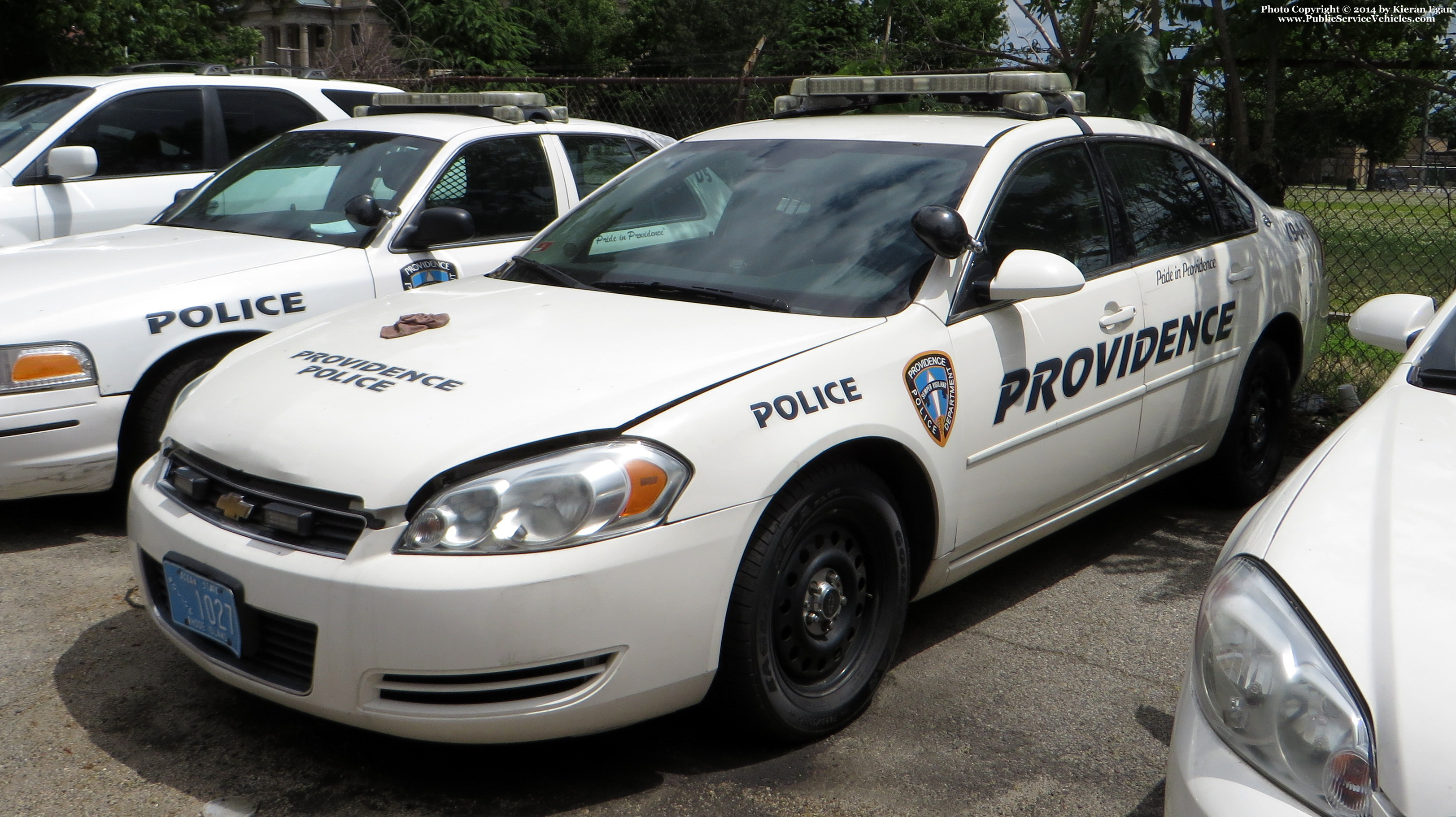 A photo  of Providence Police
            Cruiser 1027, a 2006-2013 Chevrolet Impala             taken by Kieran Egan