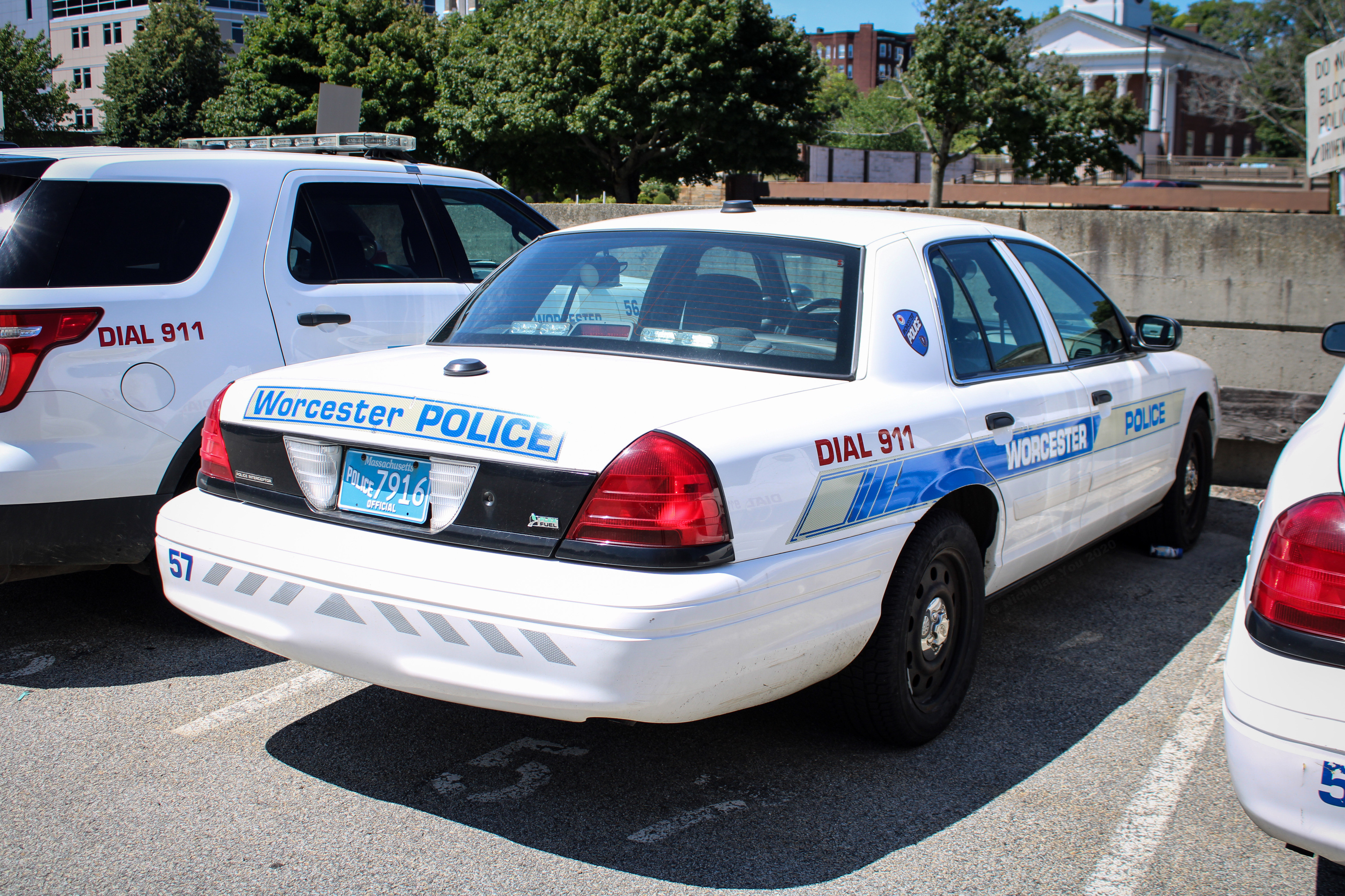 A photo  of Worcester Police
            Cruiser 57, a 2011 Ford Crown Victoria Police Interceptor             taken by Nicholas You