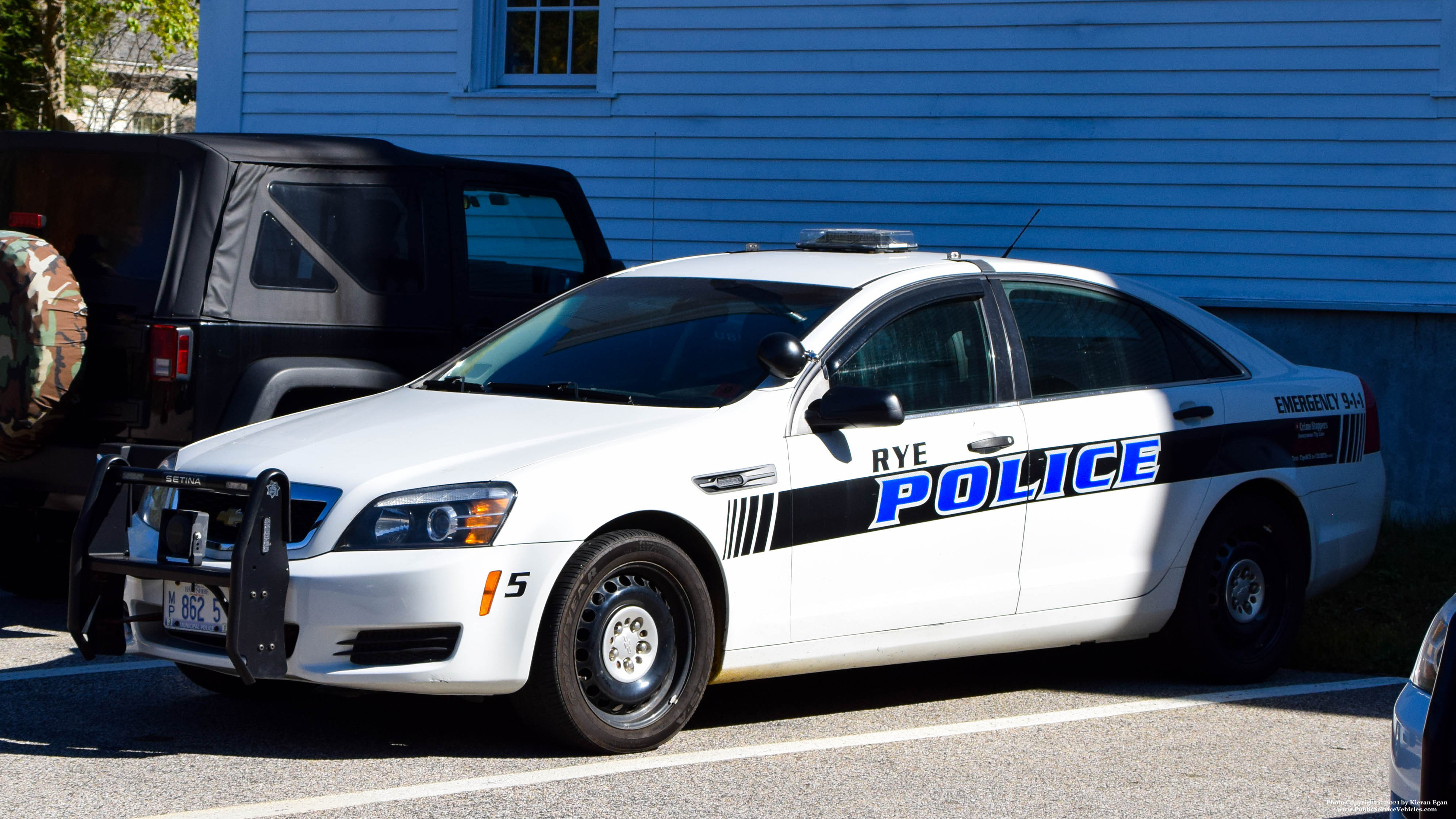 A photo  of Rye Police
            Car 5, a 2011-2017 Chevrolet Caprice             taken by Kieran Egan