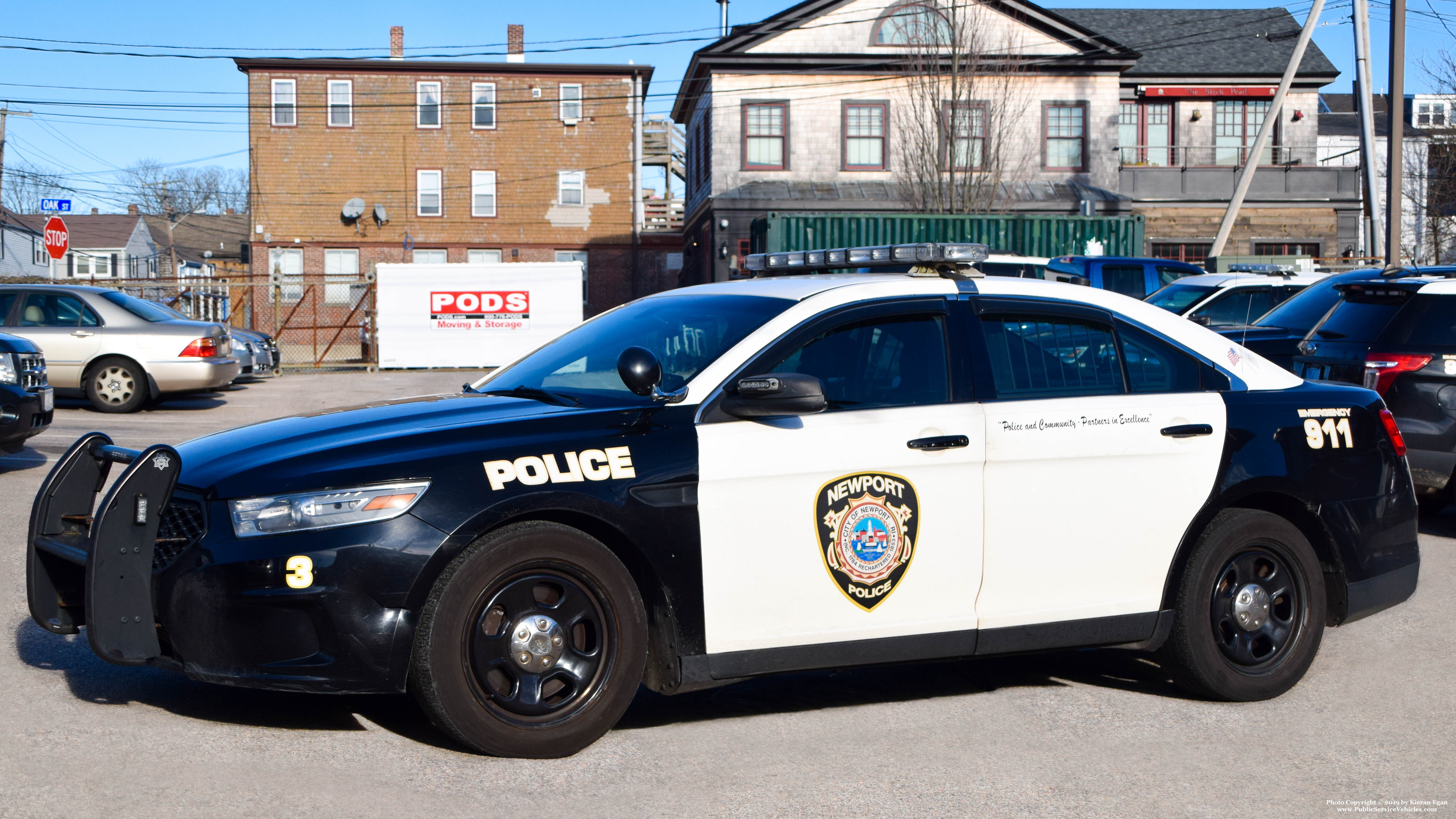 A photo  of Newport Police
            Car 3, a 2013 Ford Police Interceptor Sedan             taken by Kieran Egan