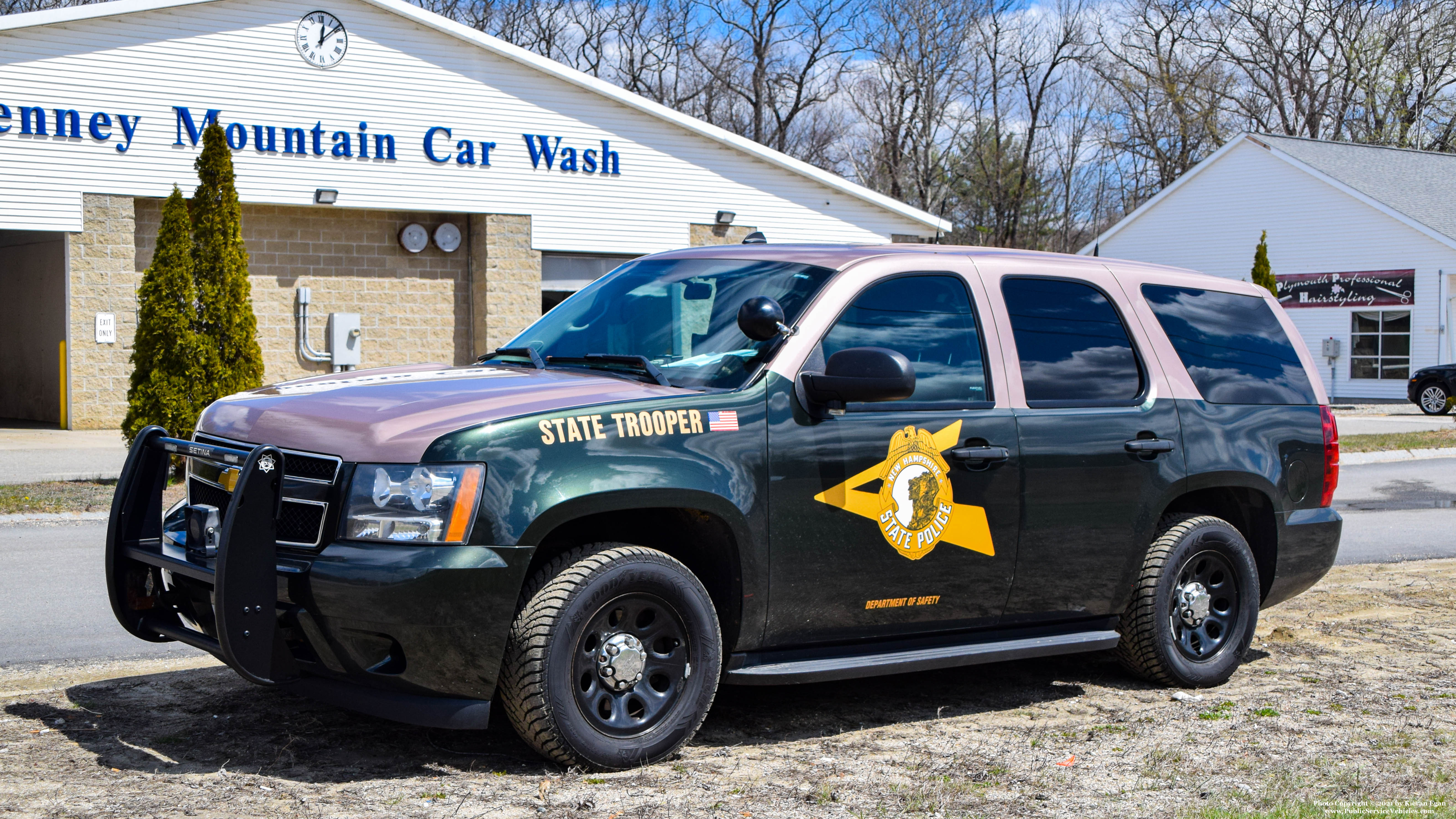 A photo  of New Hampshire State Police
            Cruiser 59, a 2007-2014 Chevrolet Tahoe             taken by Kieran Egan