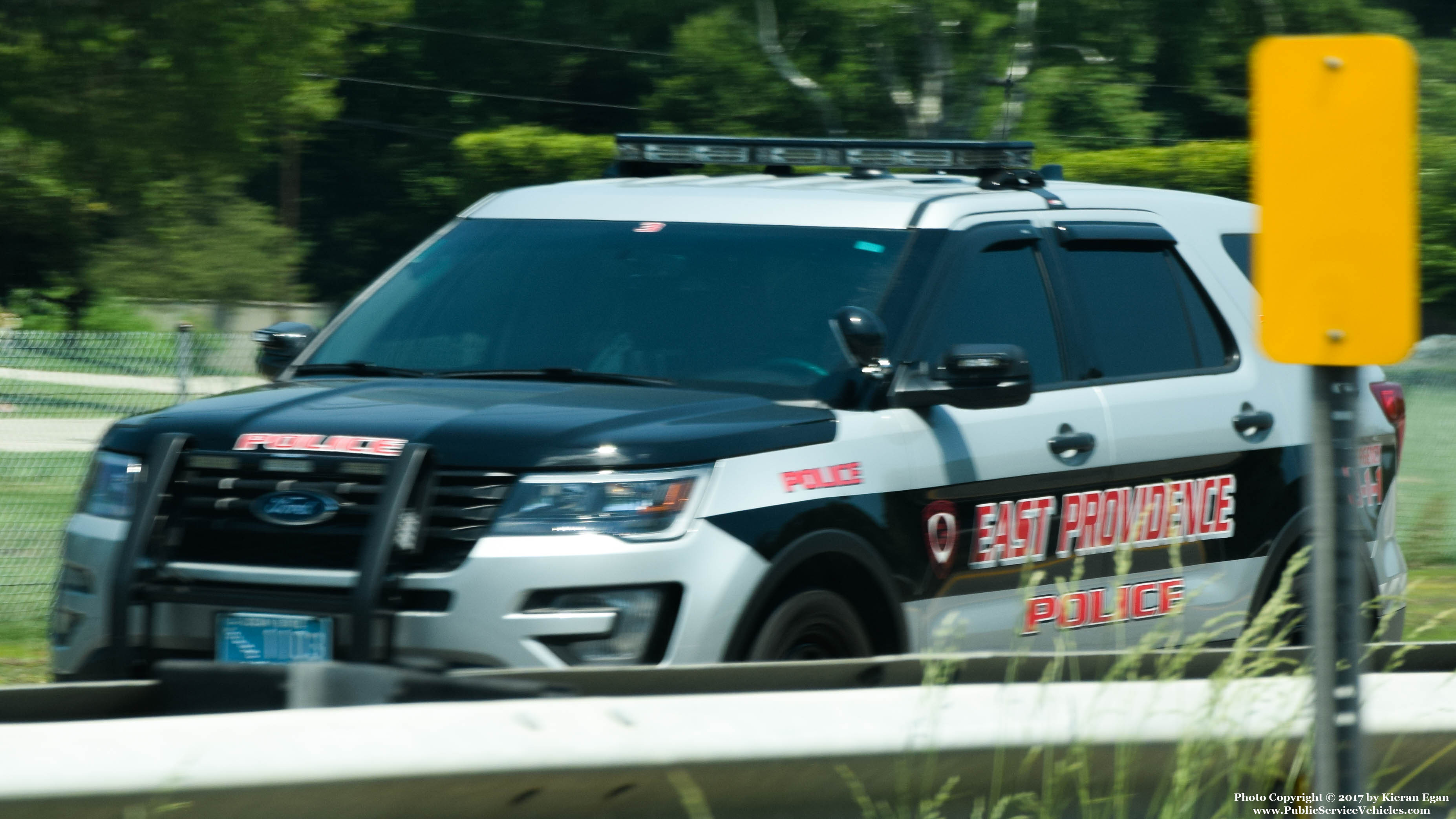 A photo  of East Providence Police
            Car 3, a 2017 Ford Police Interceptor Utility             taken by Kieran Egan