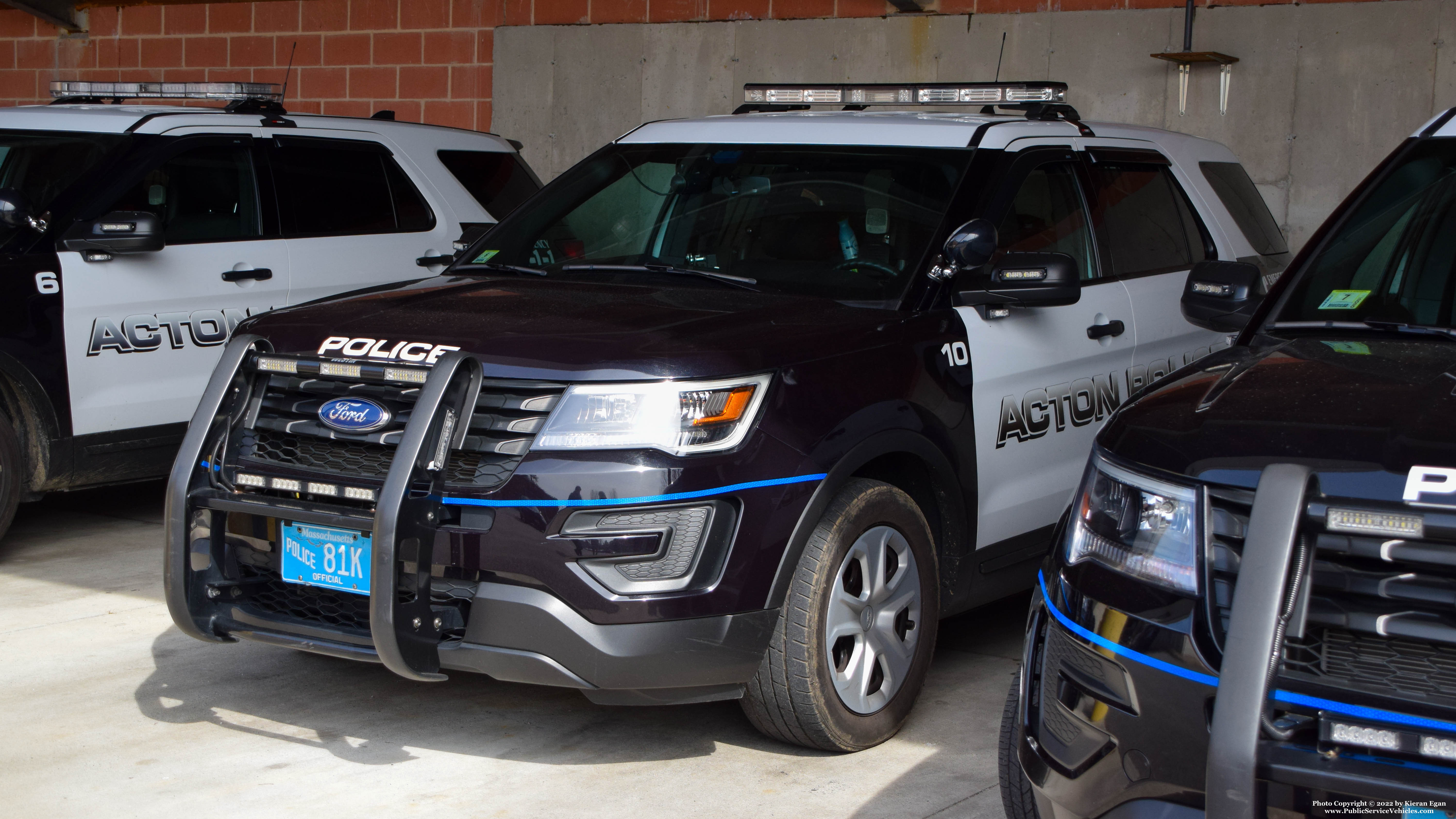 A photo  of Acton Police
            Car 10, a 2016-2019 Ford Police Interceptor Utility             taken by Kieran Egan