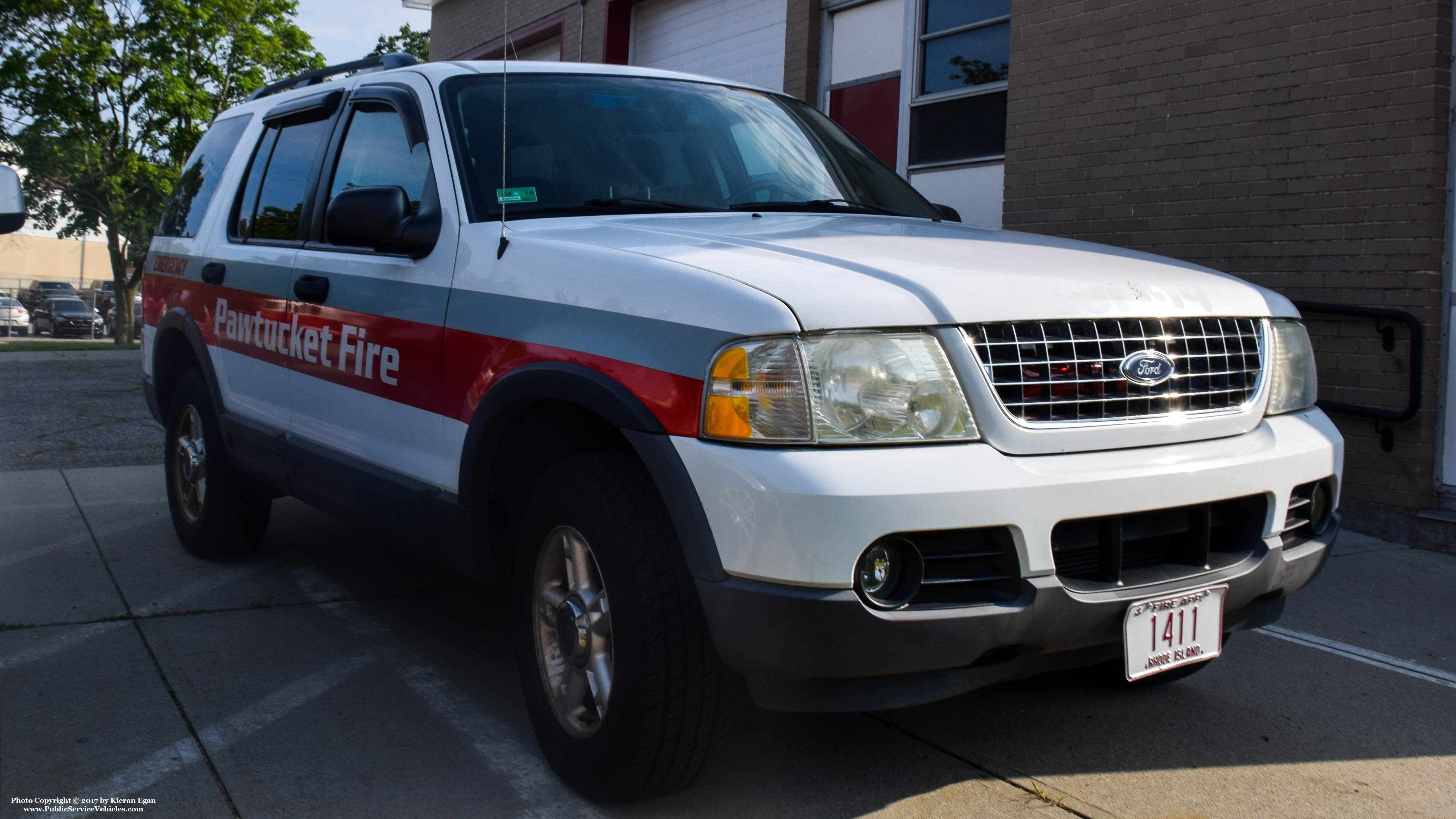 A photo  of Pawtucket Fire
            Spare Car, a 2002-2005 Ford Explorer             taken by Kieran Egan