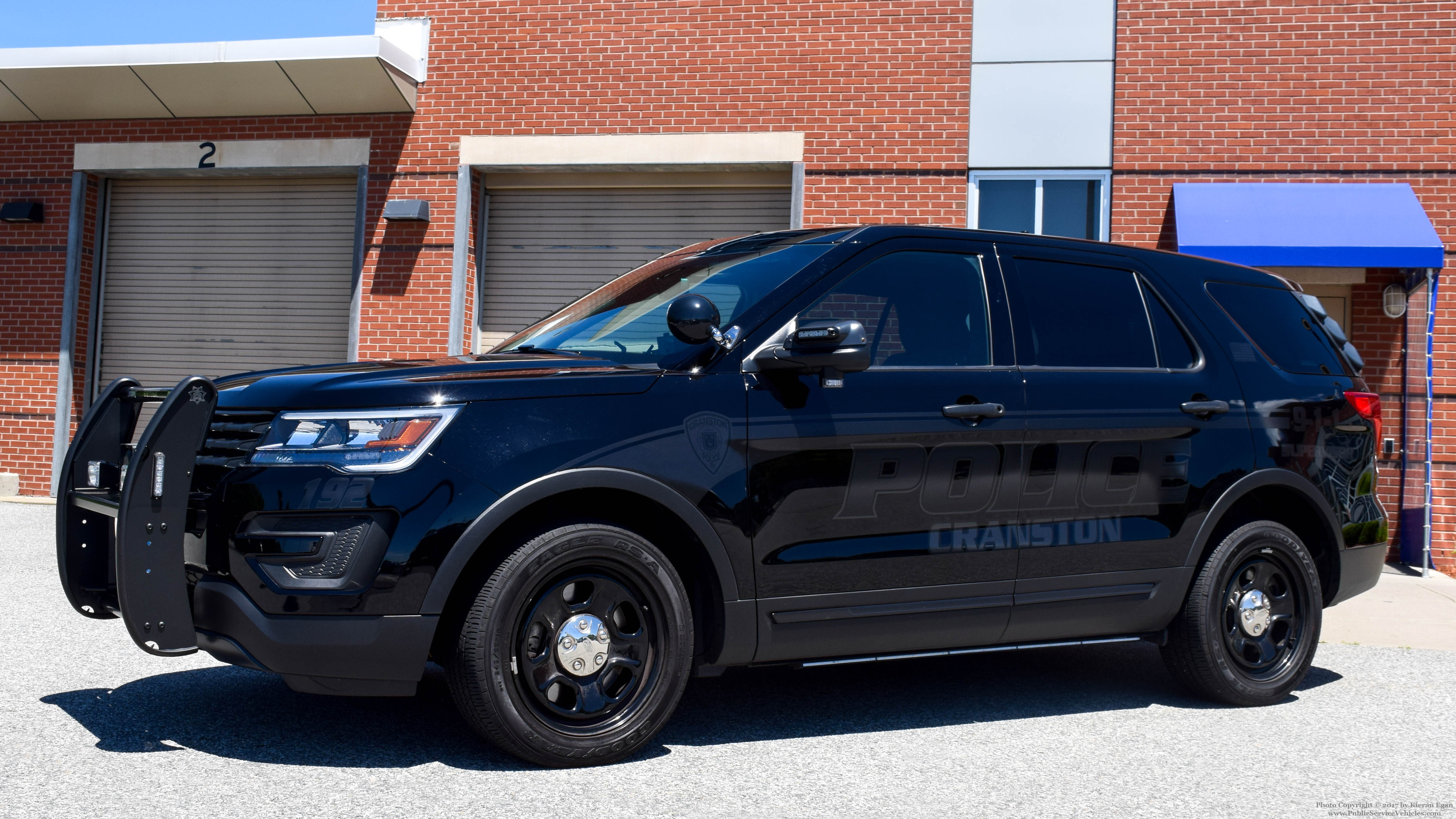 A photo  of Cranston Police
            Cruiser 192, a 2016 Ford Police Interceptor Utility             taken by Kieran Egan