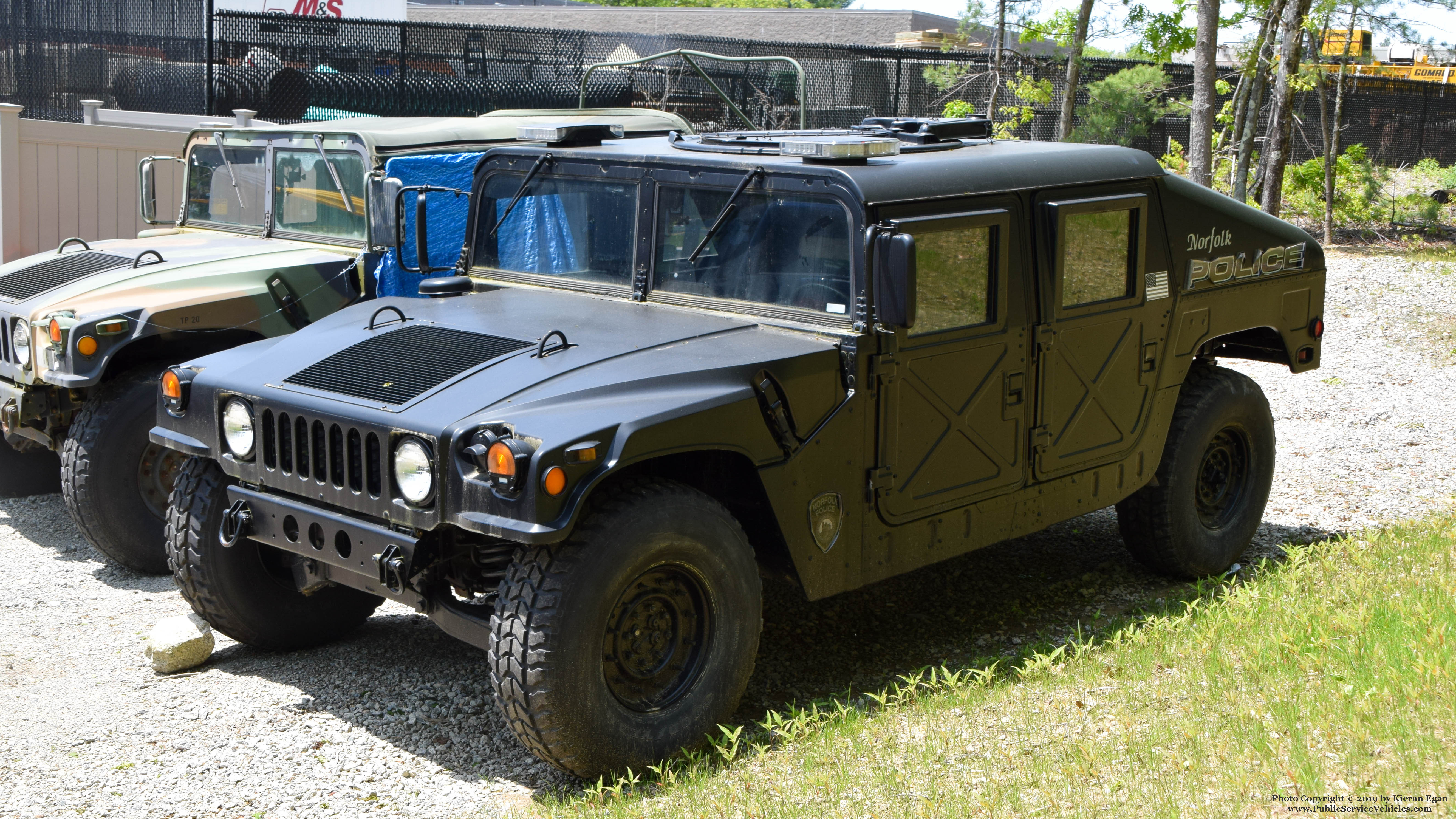 A photo  of Norfolk Police
            Humvee, a 1985 AM General Humvee             taken by Kieran Egan