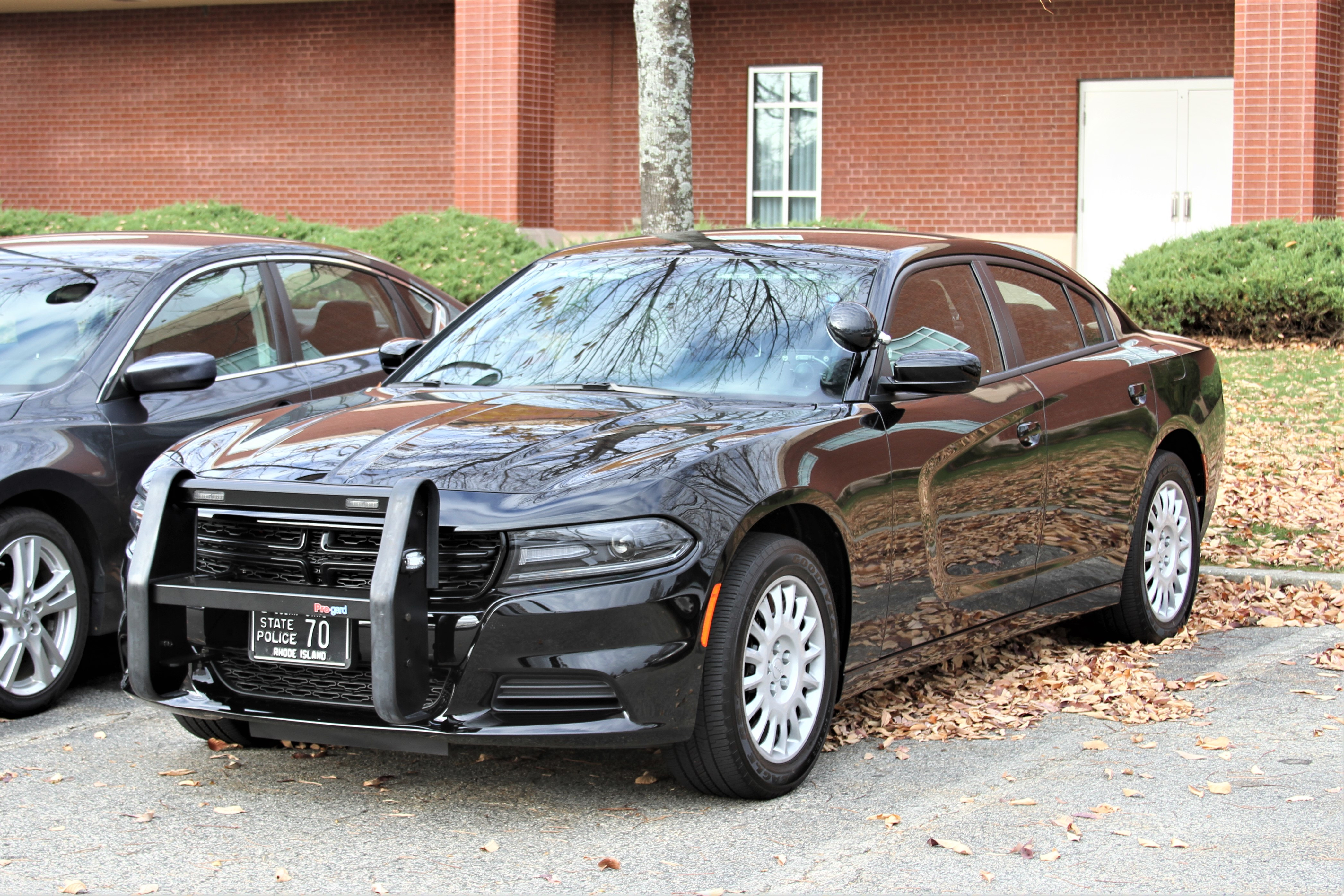 A photo  of Rhode Island State Police
            Cruiser 70, a 2021 Dodge Charger             taken by Richard Schmitter