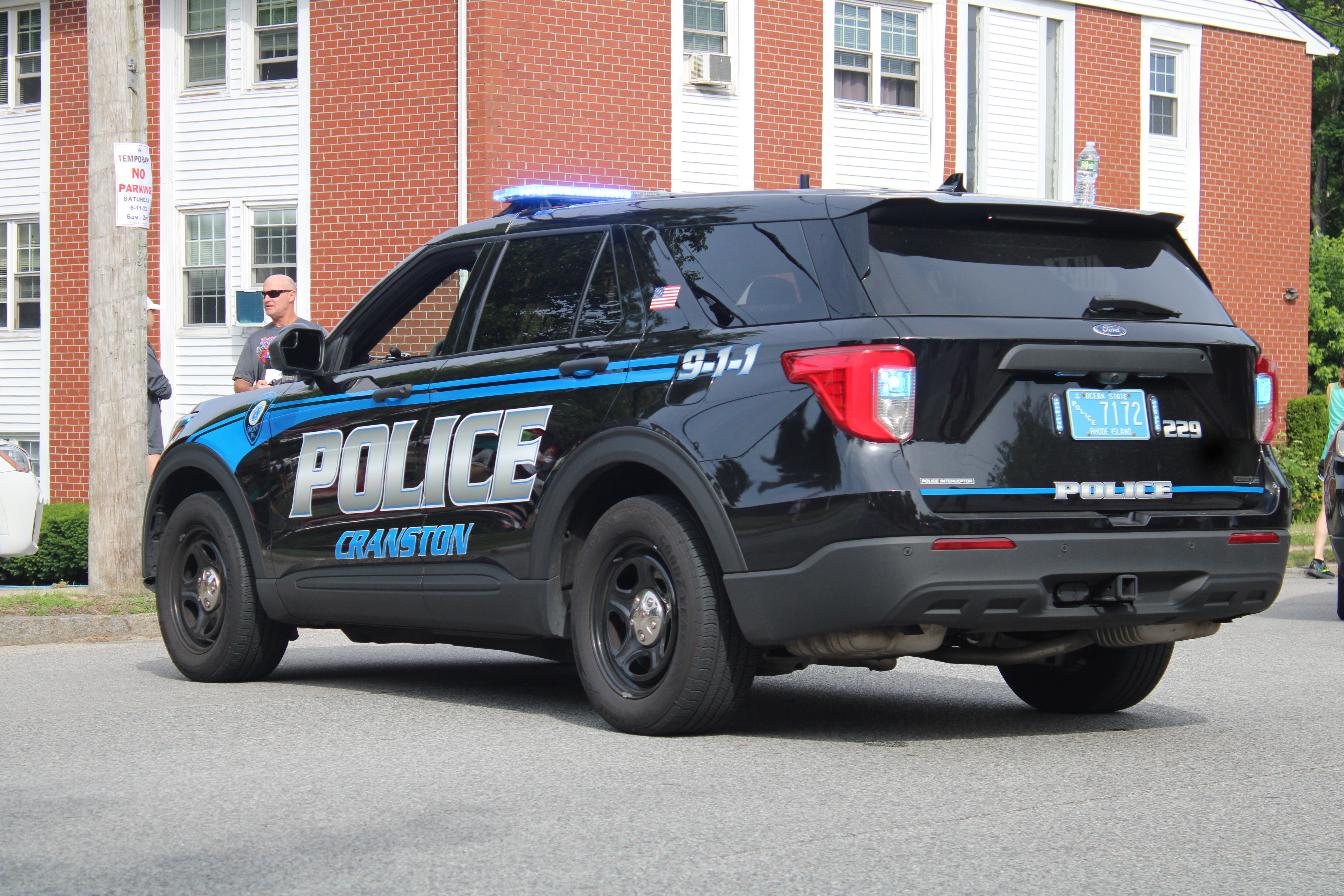 A photo  of Cranston Police
            Cruiser 229, a 2020 Ford Police Interceptor Utility             taken by @riemergencyvehicles