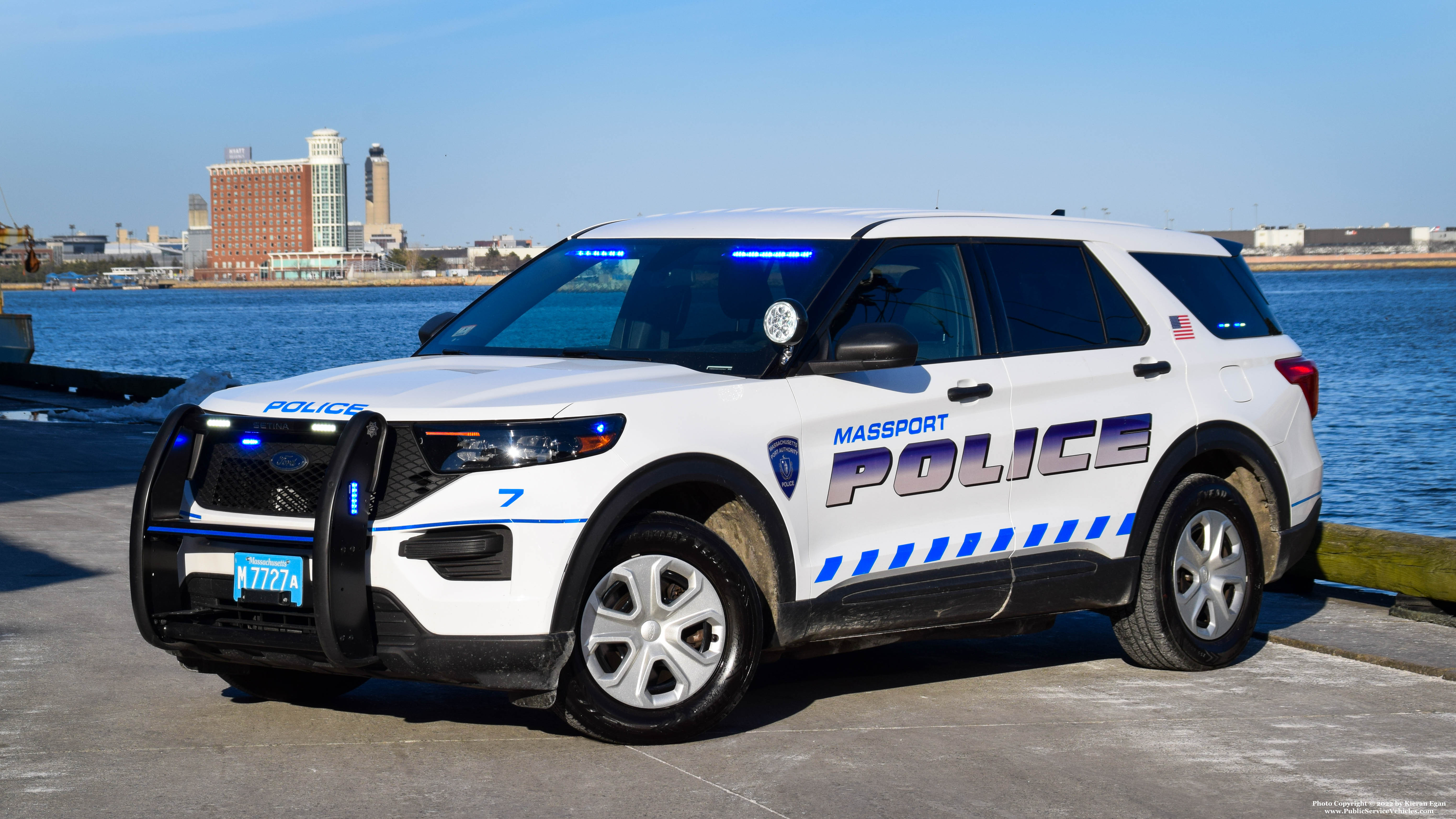 A photo  of Massport Police
            Car 7, a 2020 Ford Police Interceptor Utility             taken by Kieran Egan