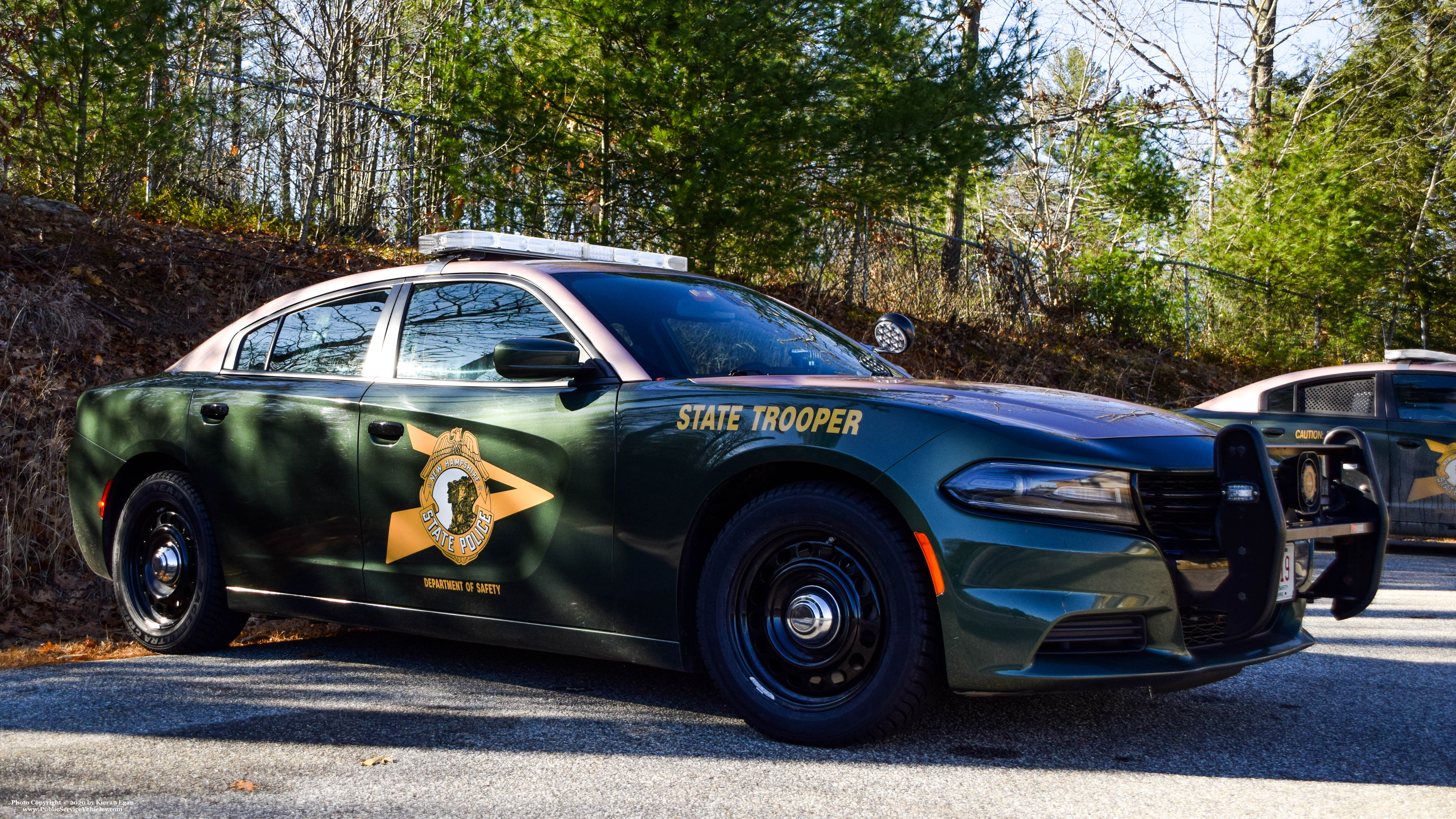 A photo  of New Hampshire State Police
            Cruiser 419, a 2015-2019 Dodge Charger             taken by Kieran Egan