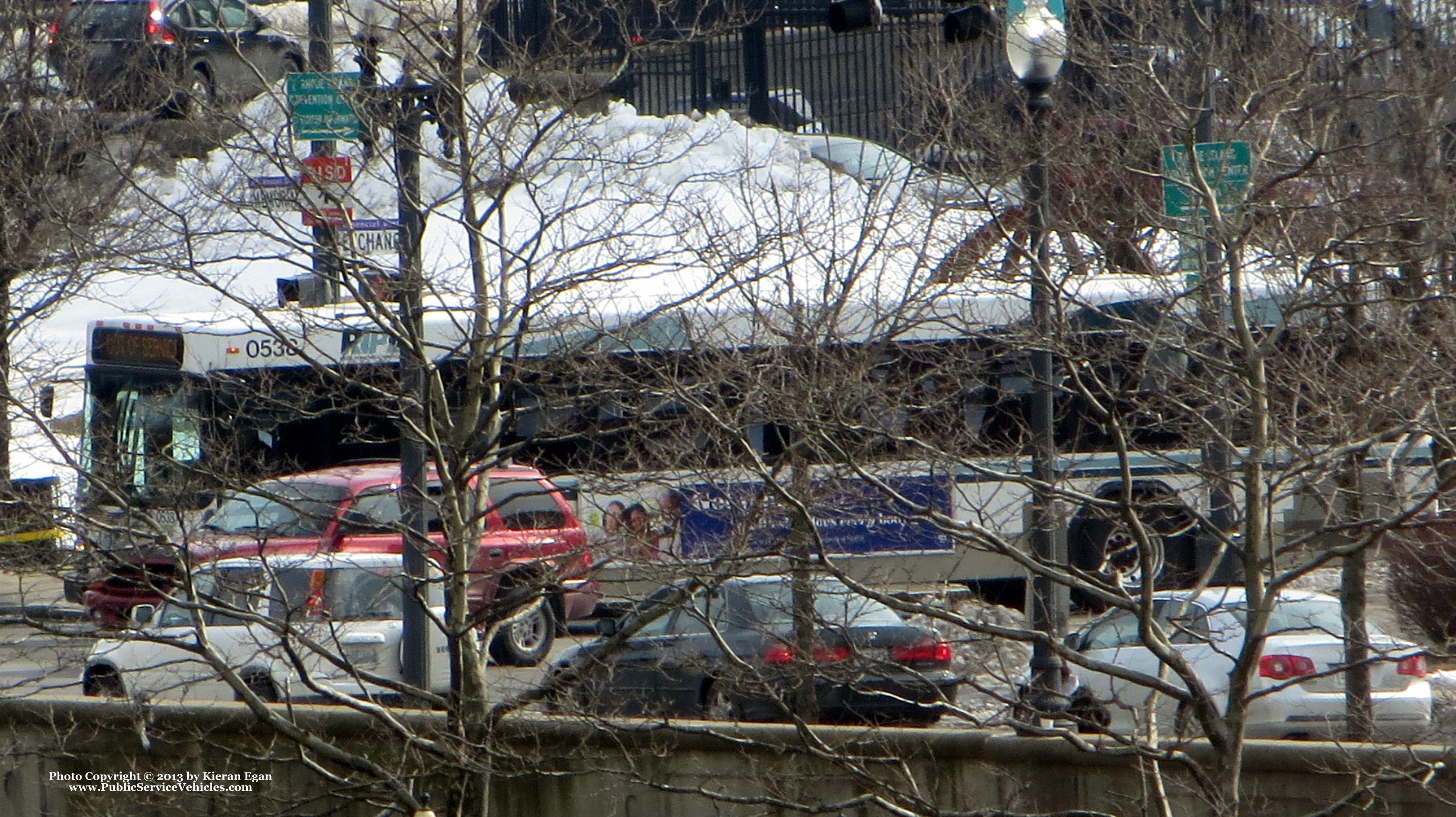 A photo  of Rhode Island Public Transit Authority
            Bus 0536, a 2005 Gillig Low Floor             taken by Kieran Egan