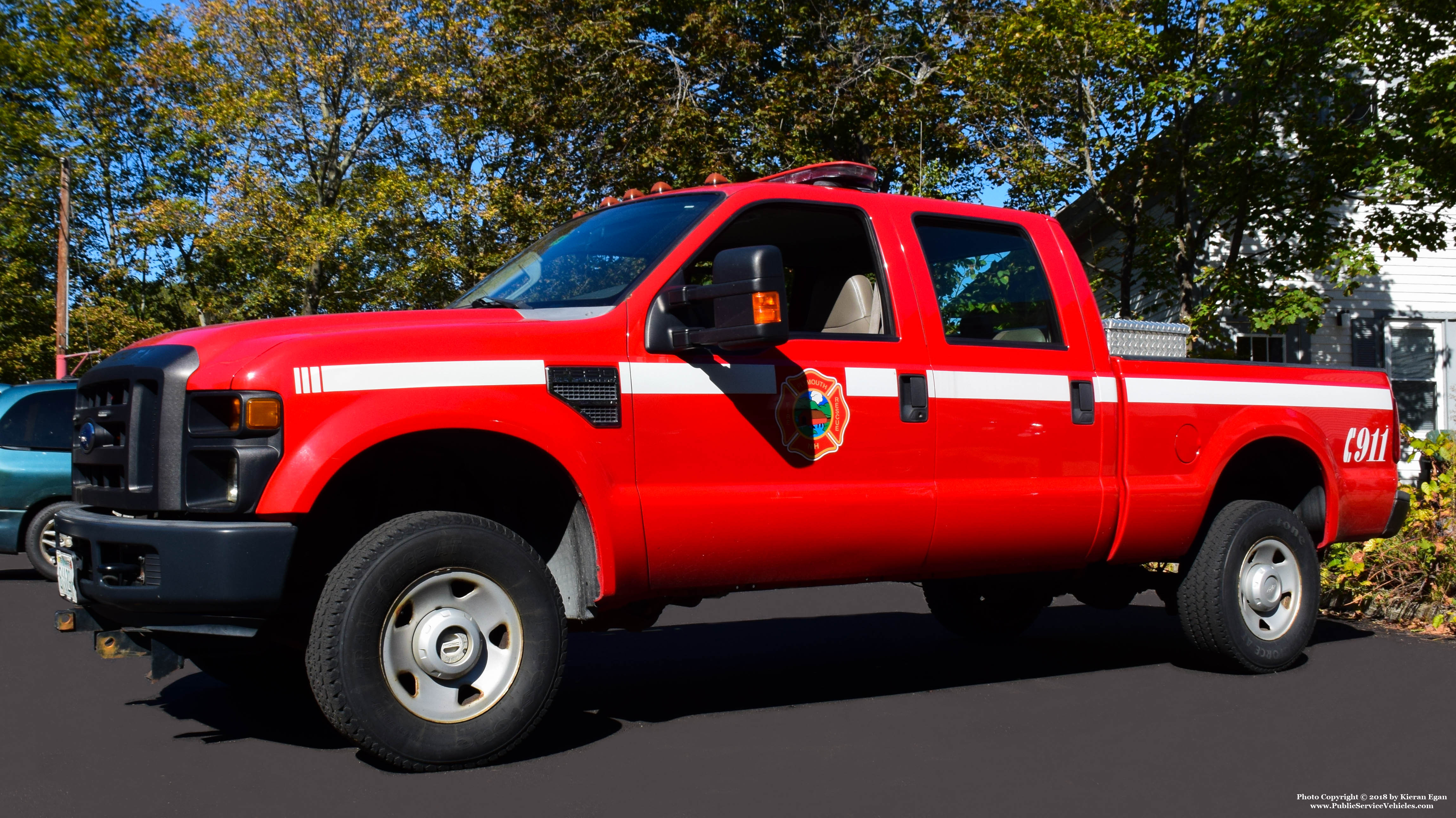 A photo  of Plymouth Fire
            18 Utility 1, a 2006 Ford F-350 Crew Cab             taken by Kieran Egan