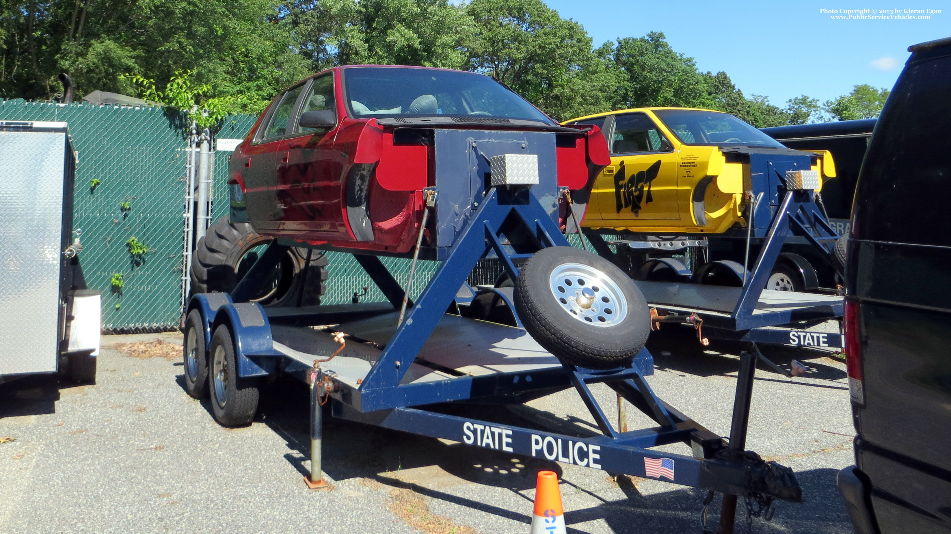 A photo  of Massachusetts State Police
            Trailer 2866, a 2000-2013 Trailer             taken by Kieran Egan