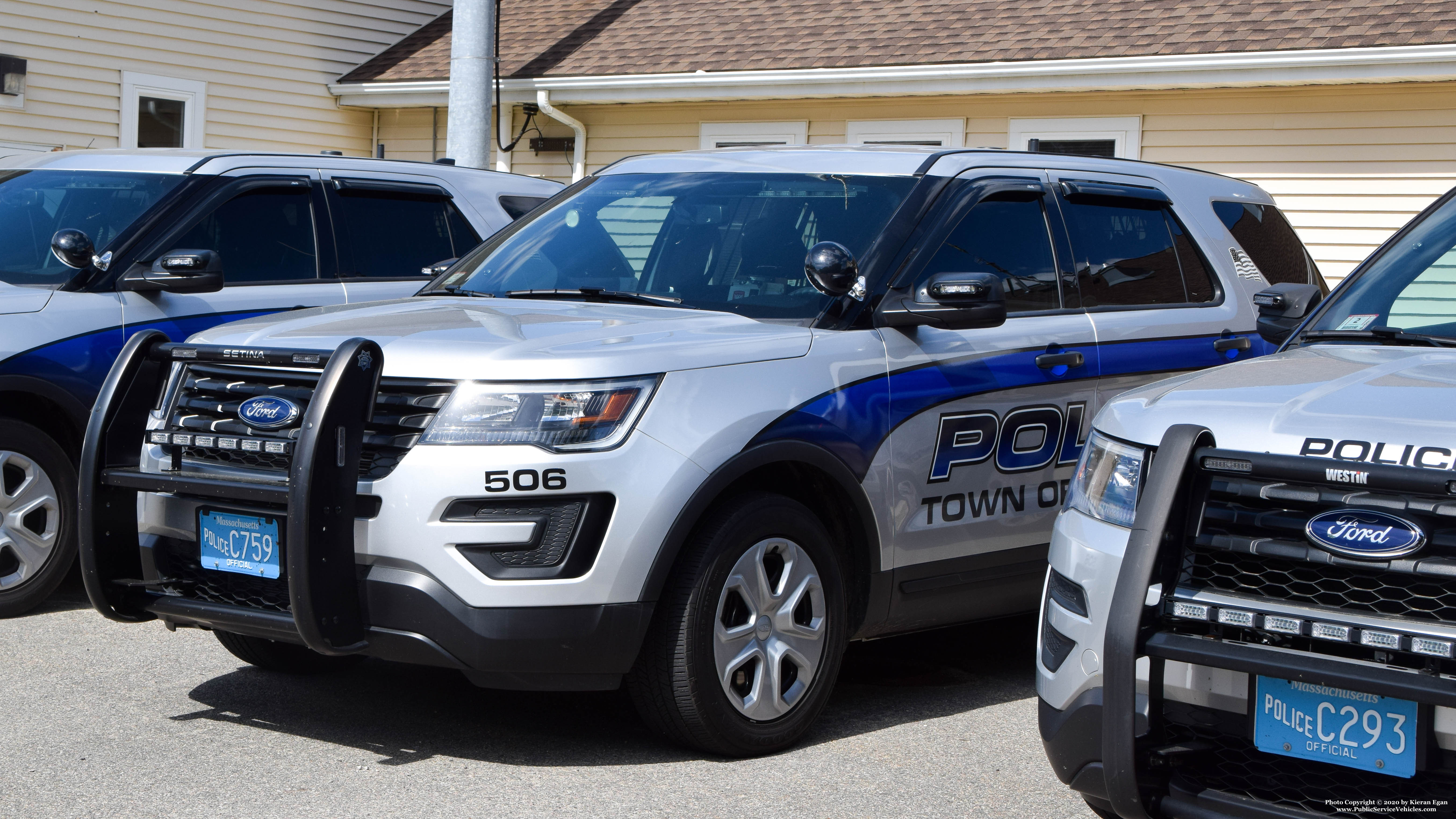 A photo  of Berkley Police
            Cruiser 506, a 2019 Ford Police Interceptor Utility             taken by Kieran Egan