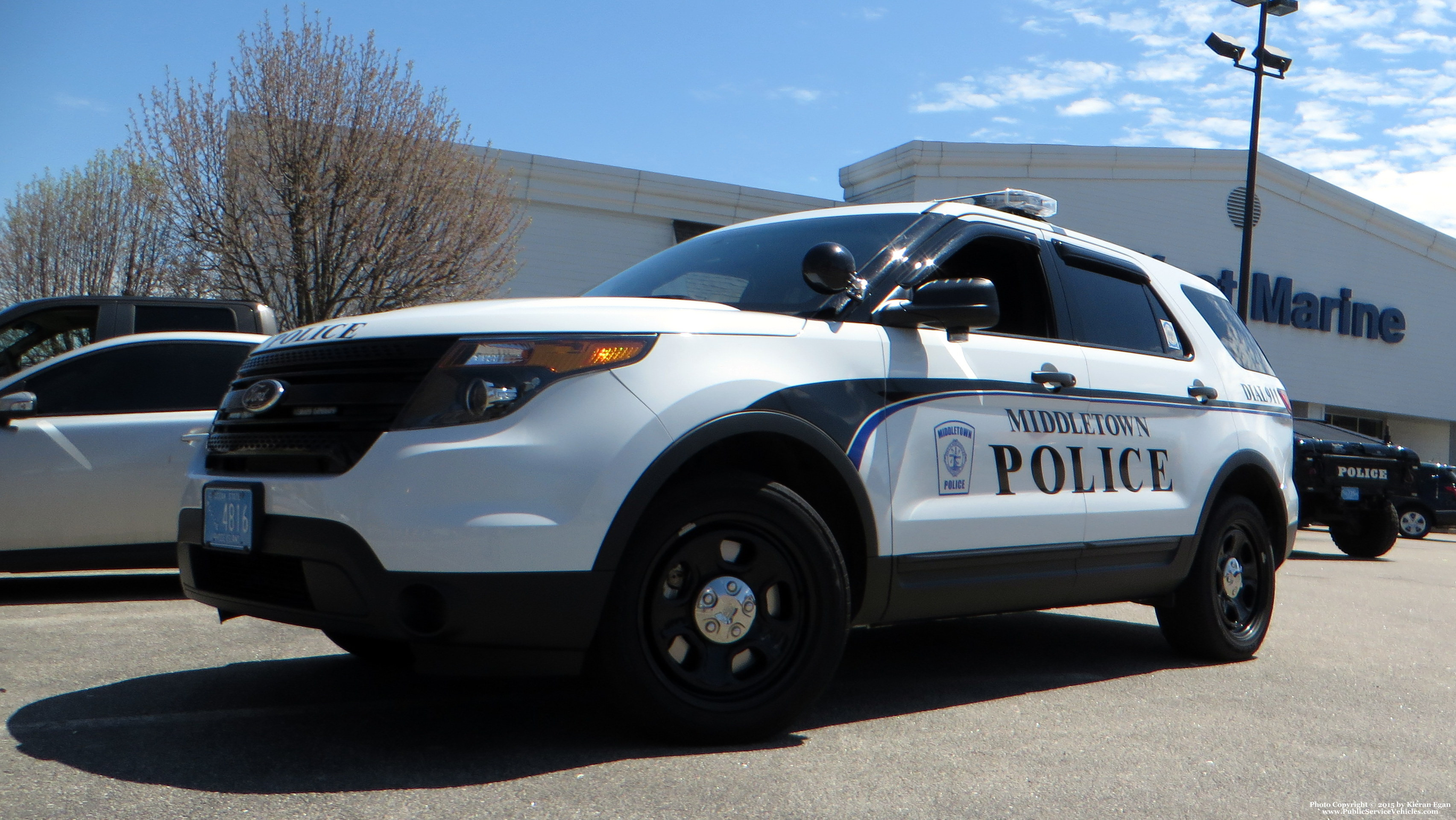 A photo  of Middletown Police
            Cruiser 4816, a 2015 Ford Police Interceptor Utility             taken by Kieran Egan