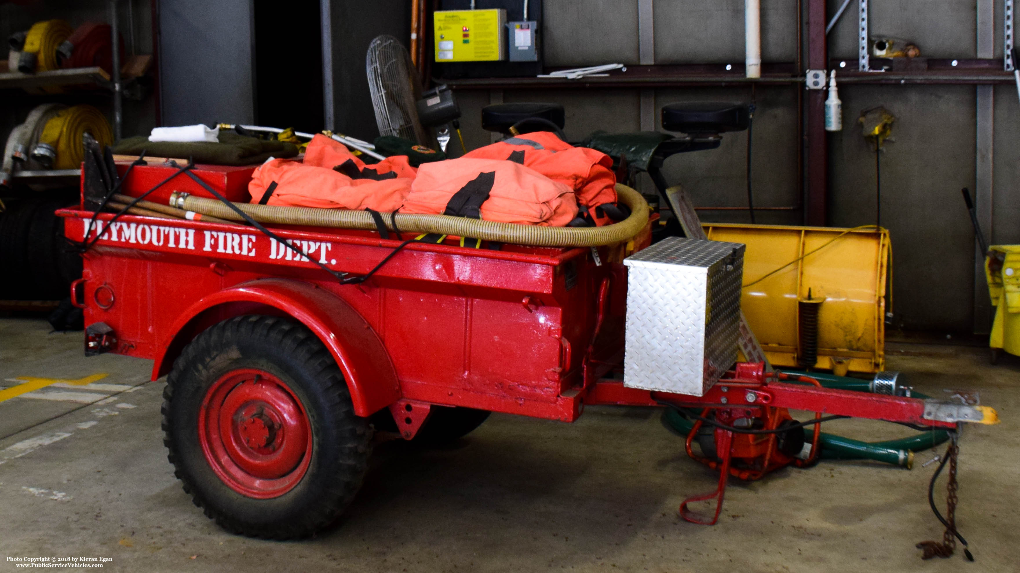 A photo  of Plymouth Fire
            Trailer, a 1990-2010 Trailer             taken by Kieran Egan