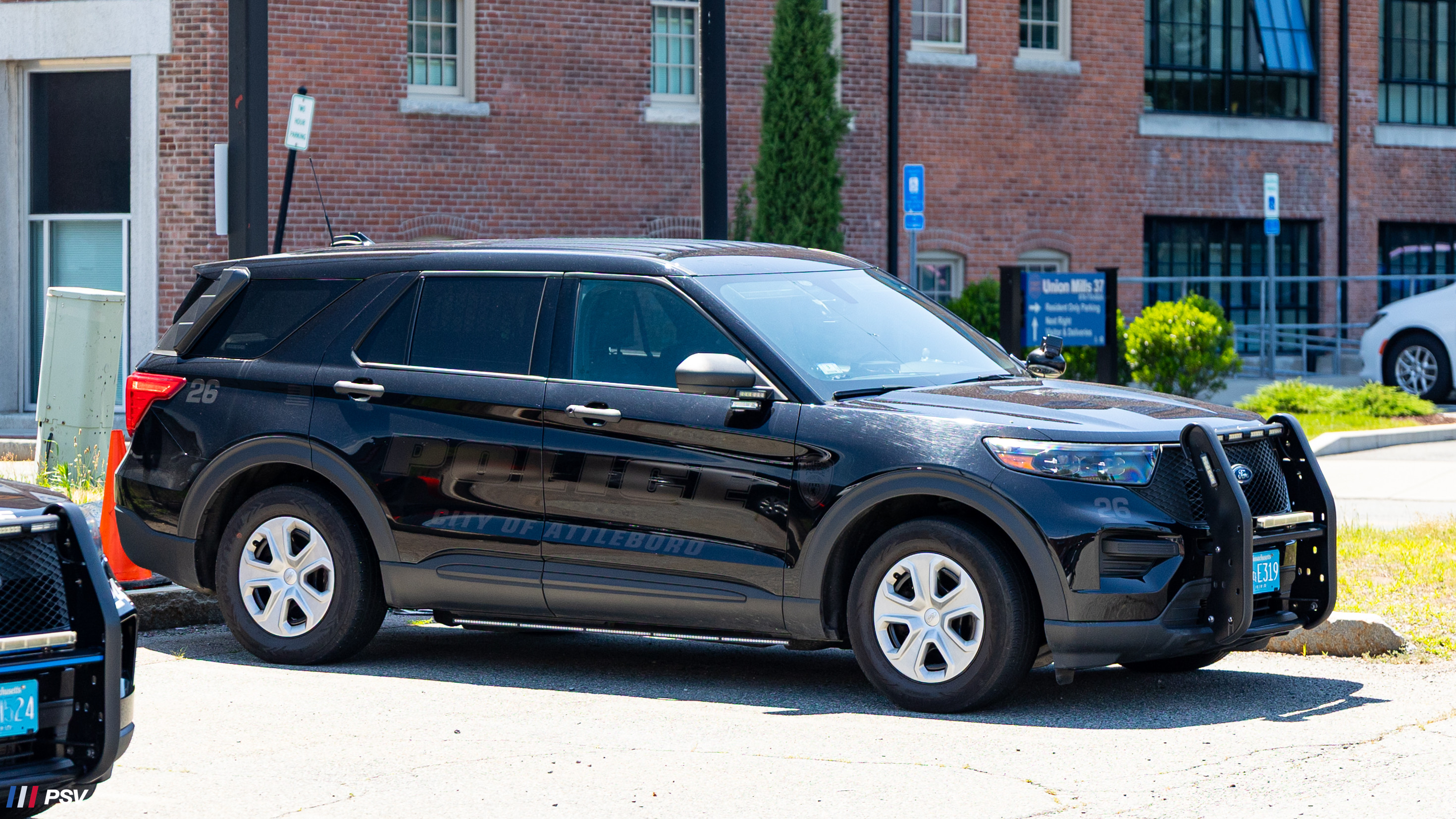 A photo  of Attleboro Police
            Car 26, a 2020 Ford Police Interceptor Utility             taken by Kieran Egan