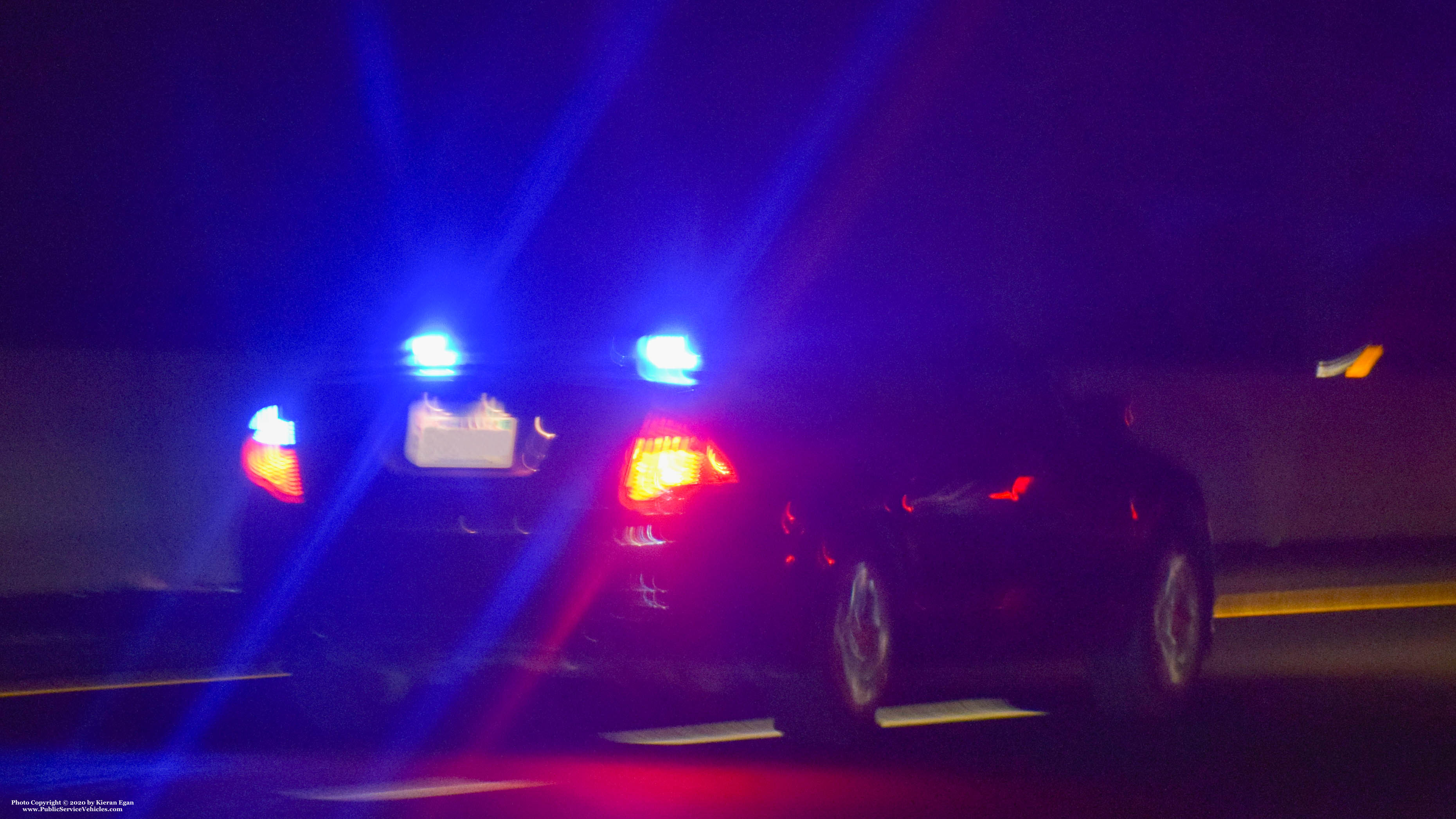 A photo  of Massachusetts State Police
            Unmarked Unit, a 2006-2012 Ford Focus             taken by Kieran Egan