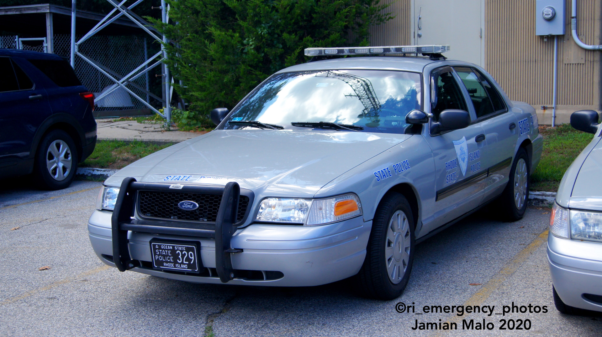 A photo  of Rhode Island State Police
            Cruiser 329, a 2010 Ford Crown Victoria Police Interceptor             taken by Jamian Malo