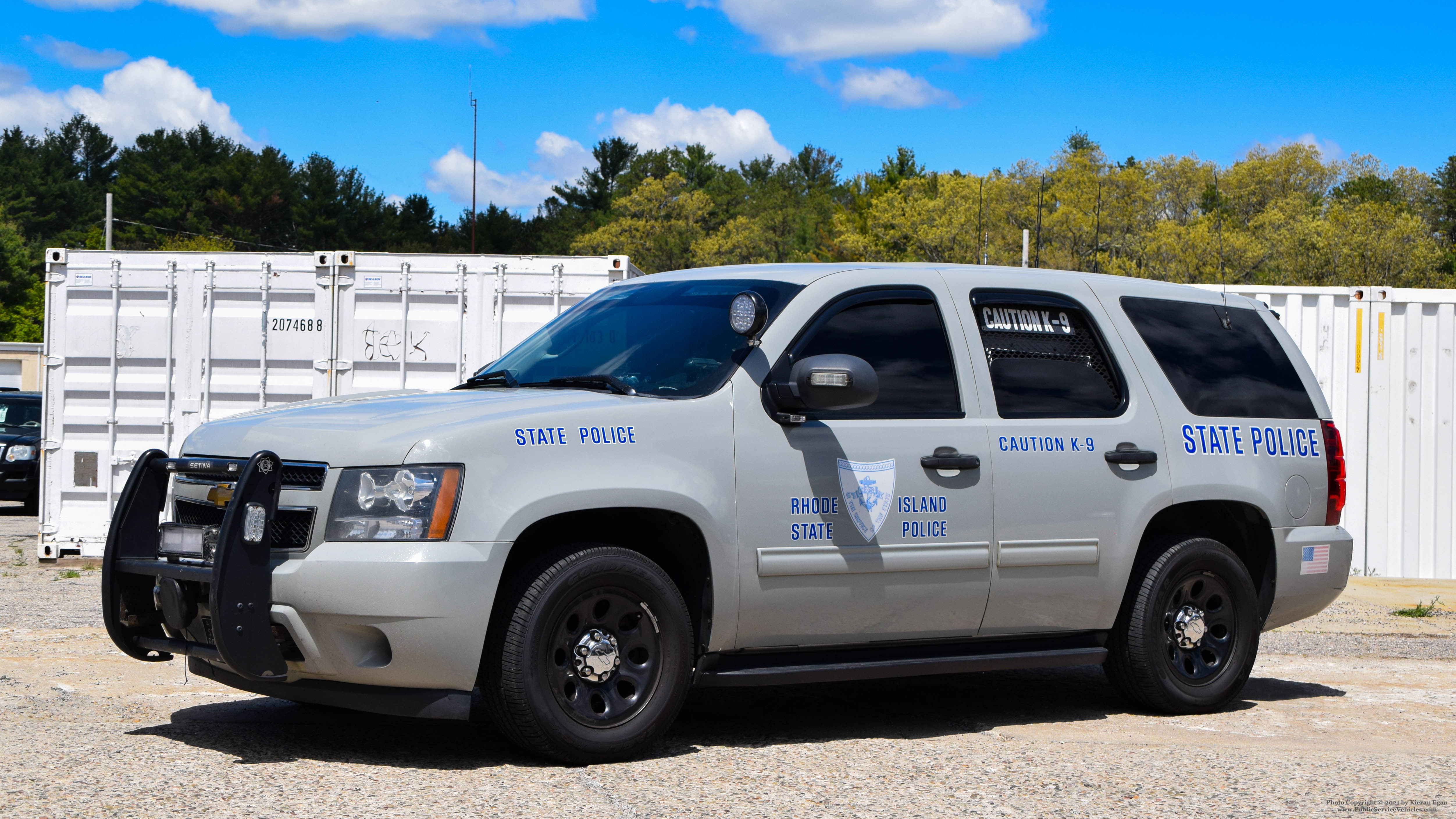 A photo  of Rhode Island State Police
            Cruiser 234, a 2013 Chevrolet Tahoe             taken by Kieran Egan