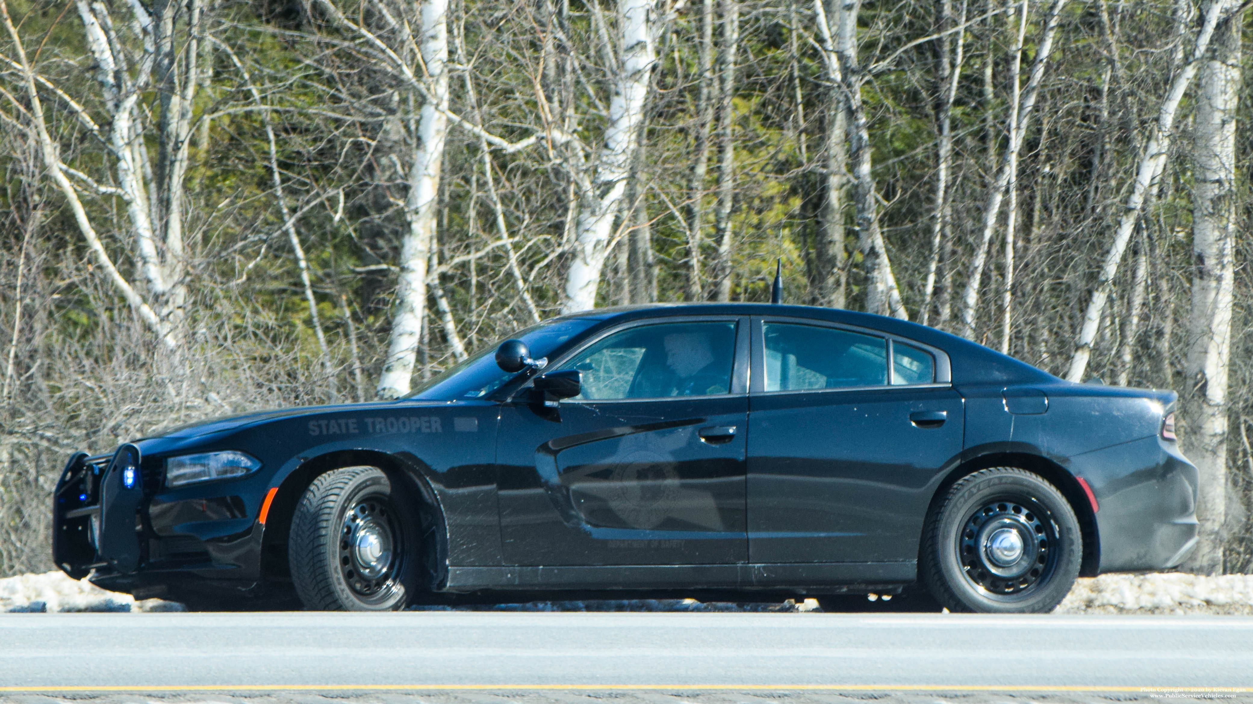 A photo  of New Hampshire State Police
            Cruiser 519, a 2015-2019 Dodge Charger             taken by Kieran Egan