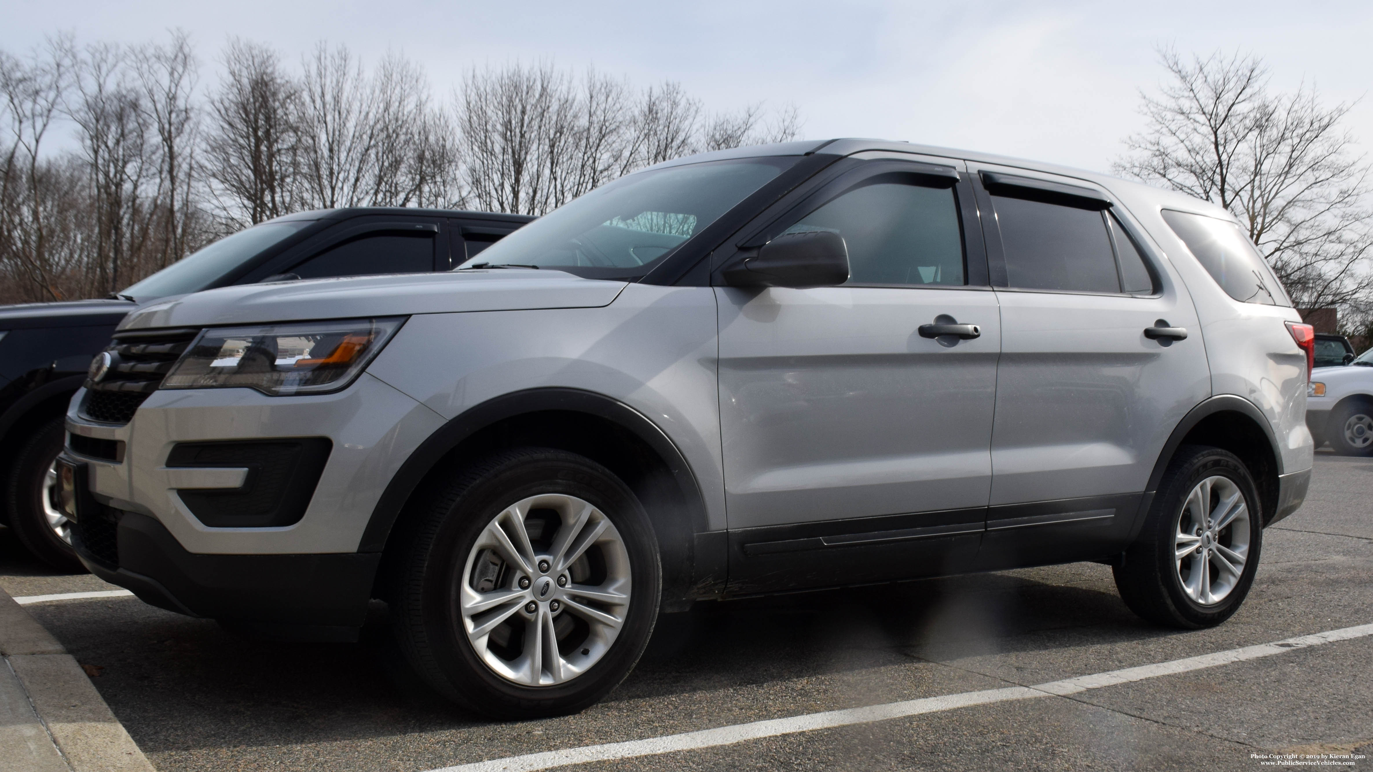 A photo  of North Kingstown Police
            Unmarked Unit, a 2018 Ford Police Interceptor Utility             taken by Kieran Egan