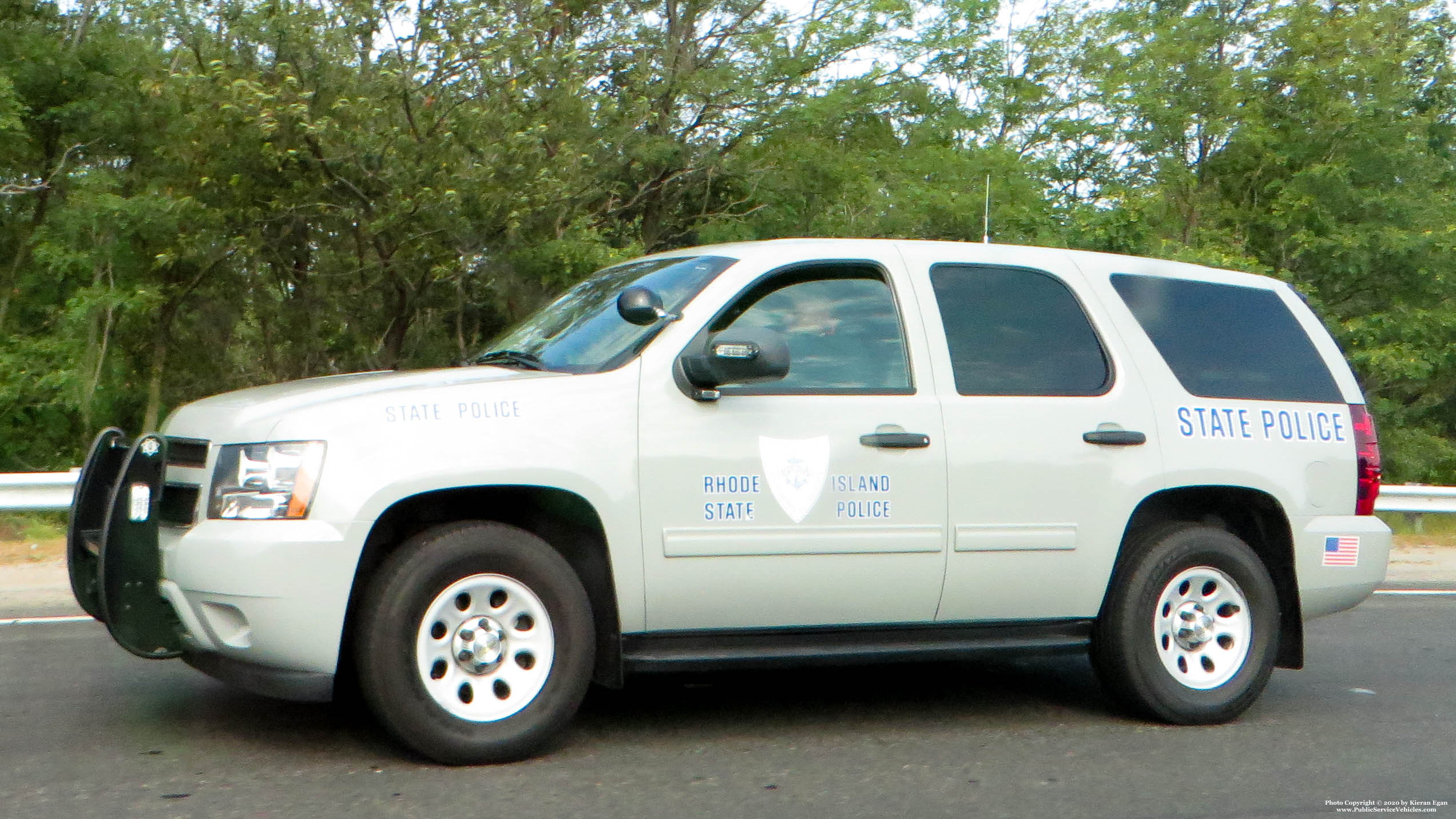 A photo  of Rhode Island State Police
            Cruiser 212, a 2013 Chevrolet Tahoe             taken by Kieran Egan