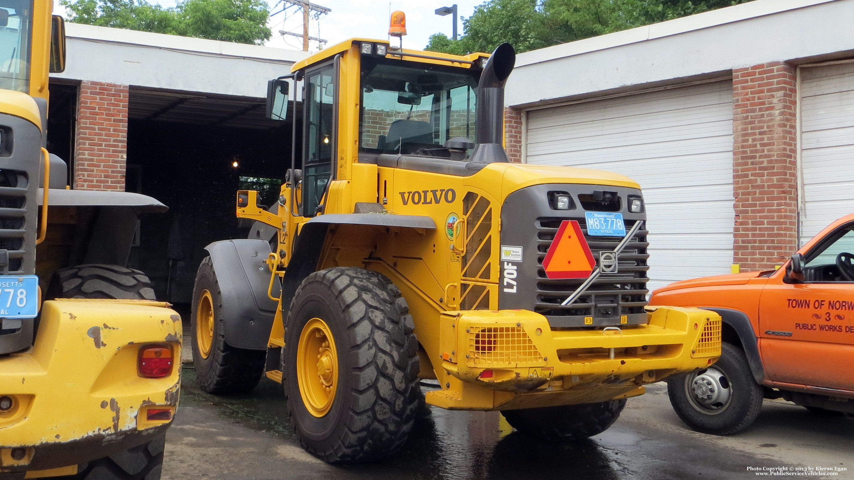 A photo  of Norwood Public Works
            Loader 2, a 2012 Volvo L70F             taken by Kieran Egan