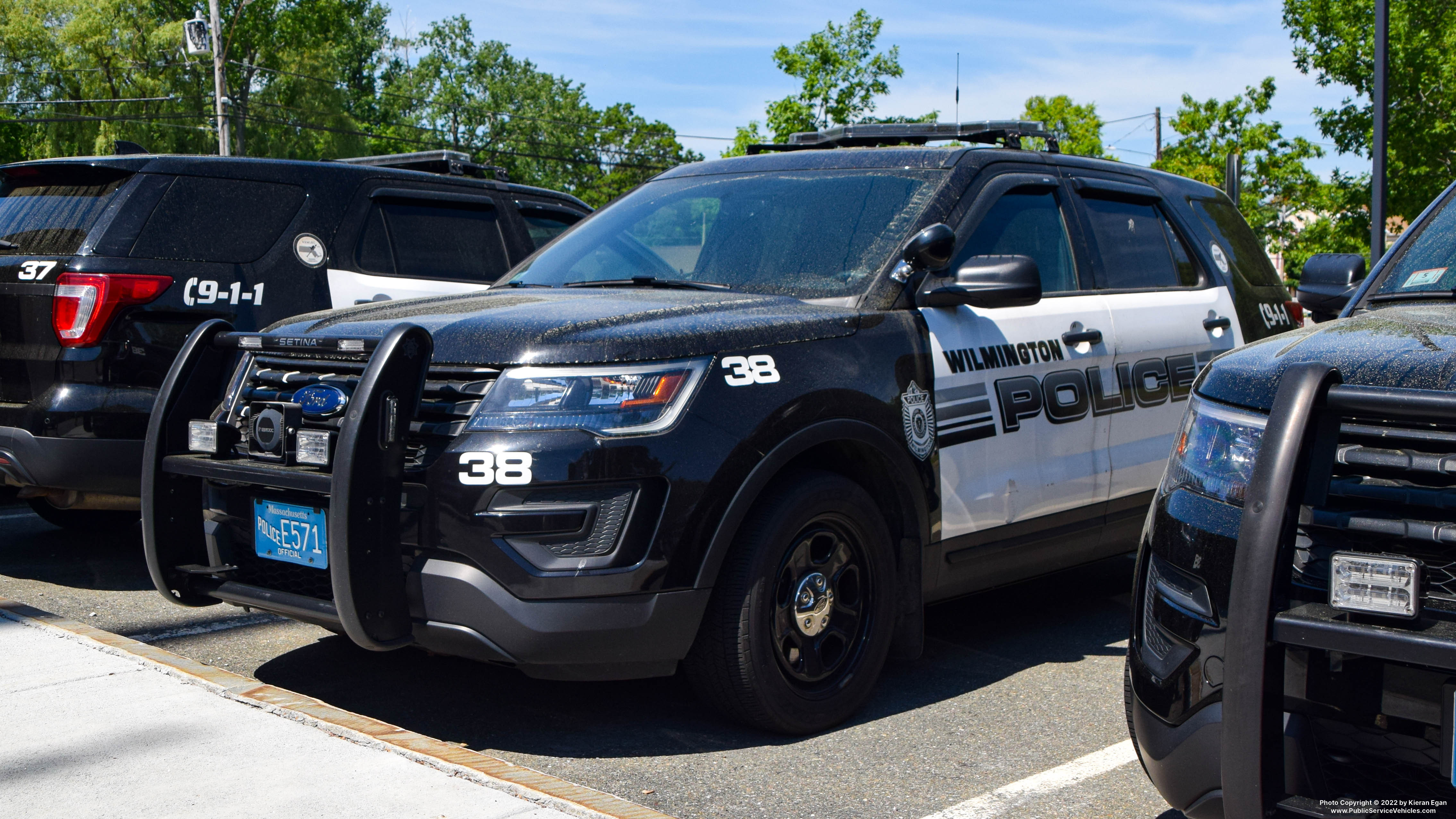A photo  of Wilmington Police
            Cruiser 38, a 2019 Ford Police Interceptor Utility             taken by Kieran Egan