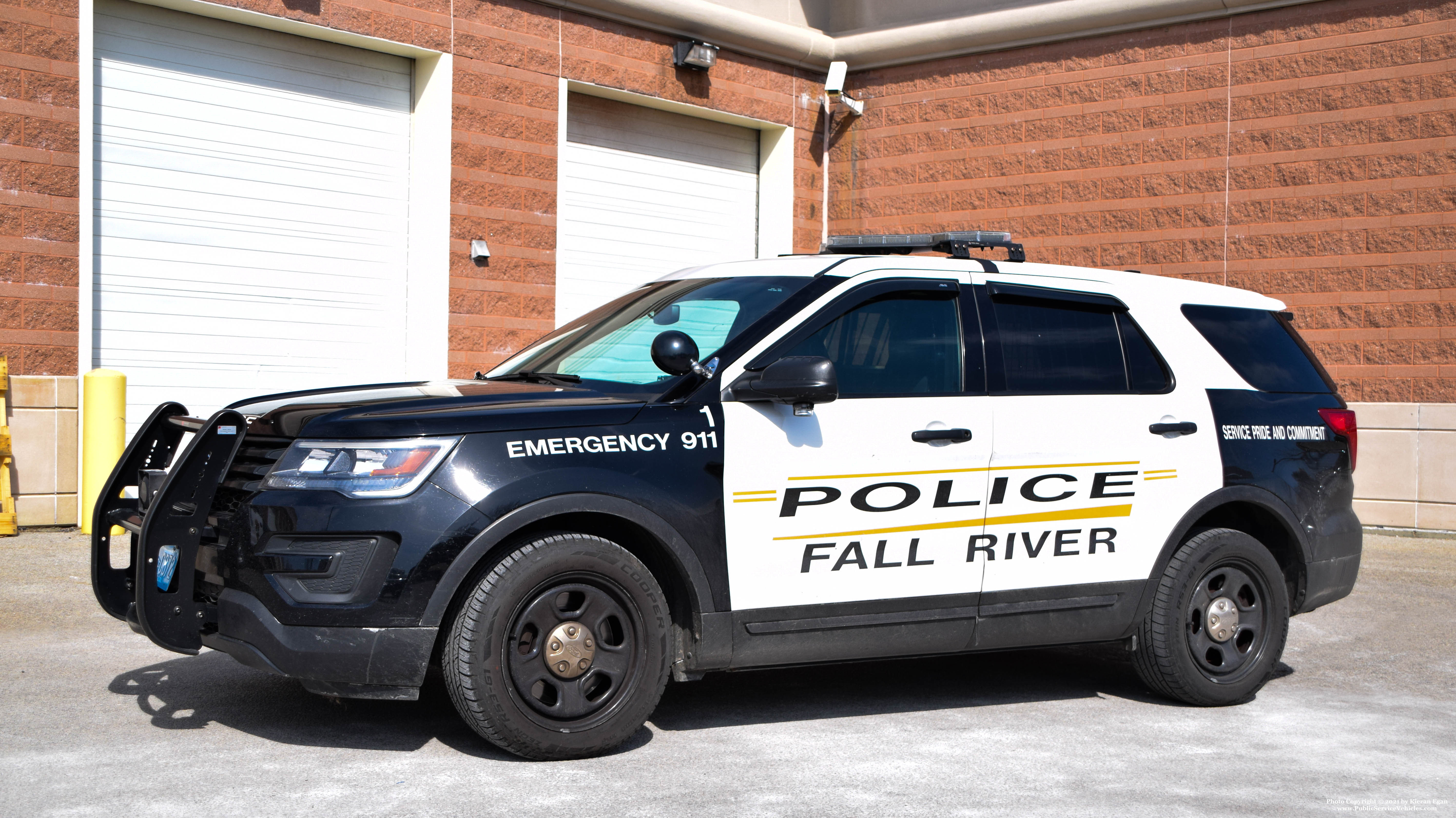 A photo  of Fall River Police
            Car 1, a 2017 Ford Police Interceptor Utility             taken by Kieran Egan