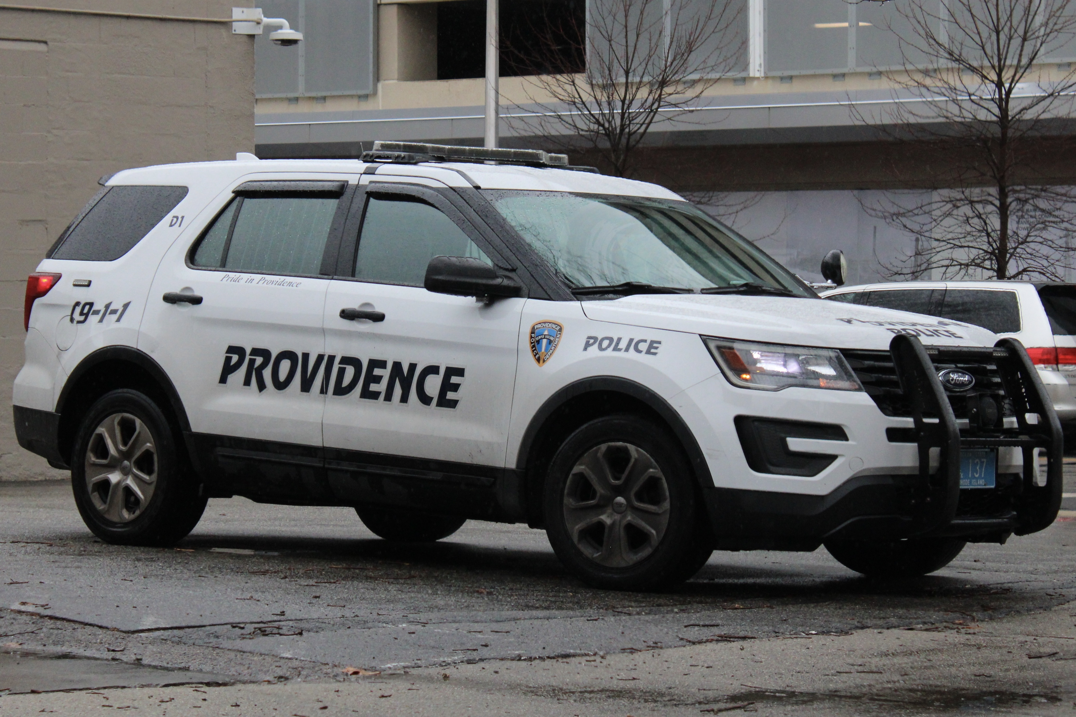 A photo  of Providence Police
            Cruiser 137, a 2017 Ford Police Interceptor Utility             taken by @riemergencyvehicles