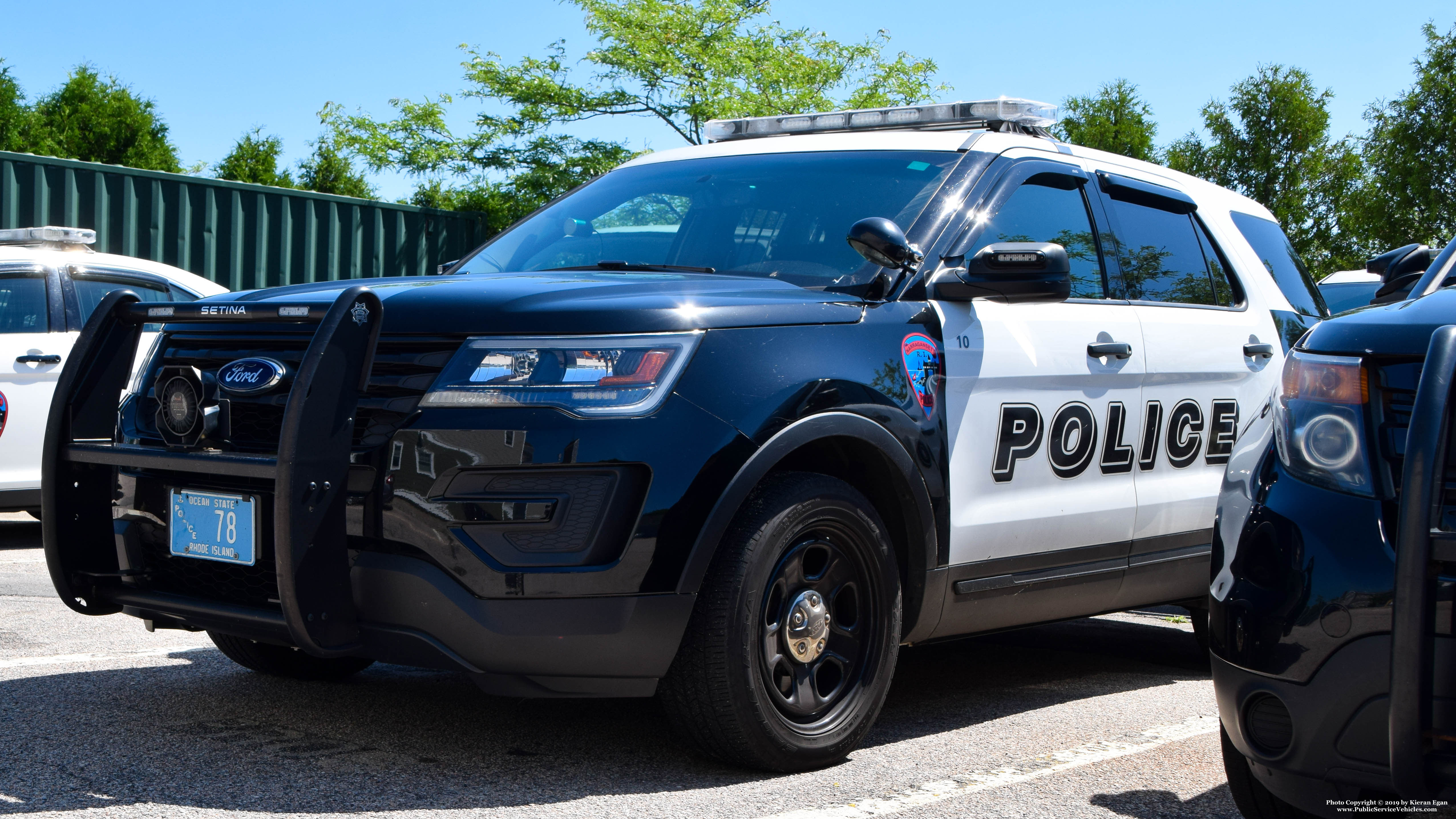 A photo  of Narragansett Police
            Car 10, a 2016 Ford Police Interceptor Utility             taken by Kieran Egan