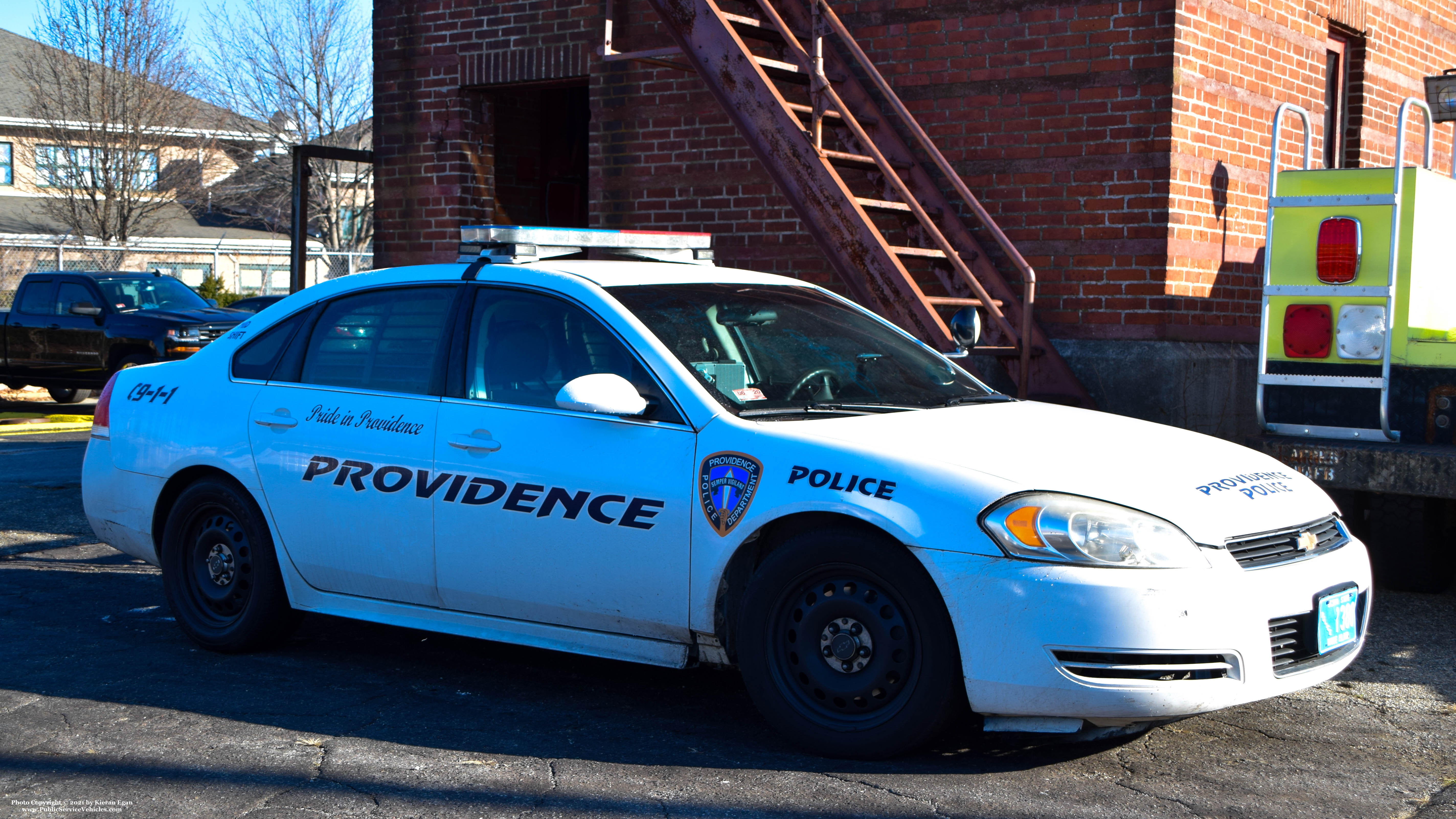 A photo  of Providence Police
            Cruiser 1380, a 2006-2013 Chevrolet Impala             taken by Kieran Egan