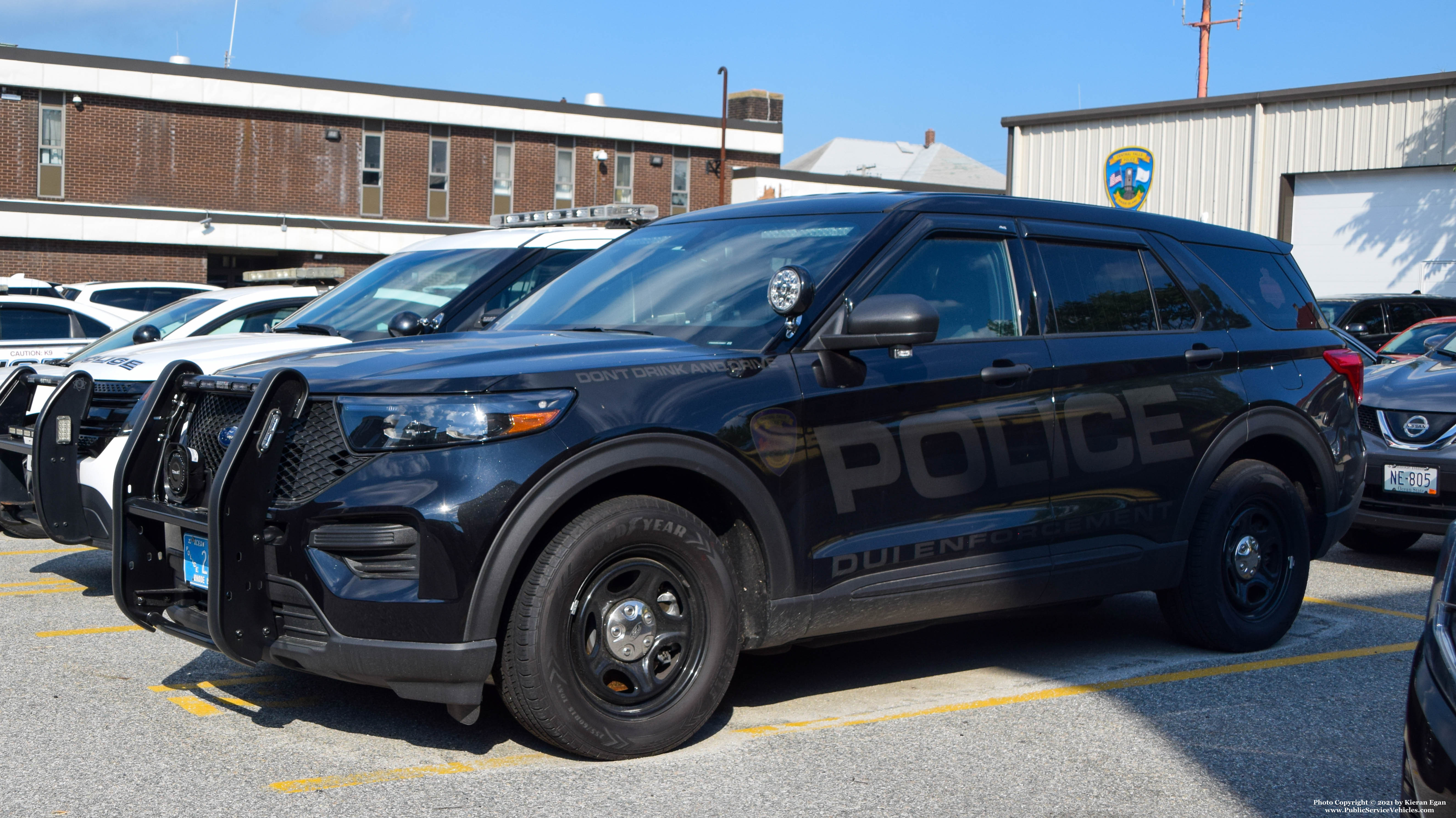 A photo  of Central Falls Police
            DUI Enforcement Unit, a 2020 Ford Police Interceptor Utility             taken by Kieran Egan